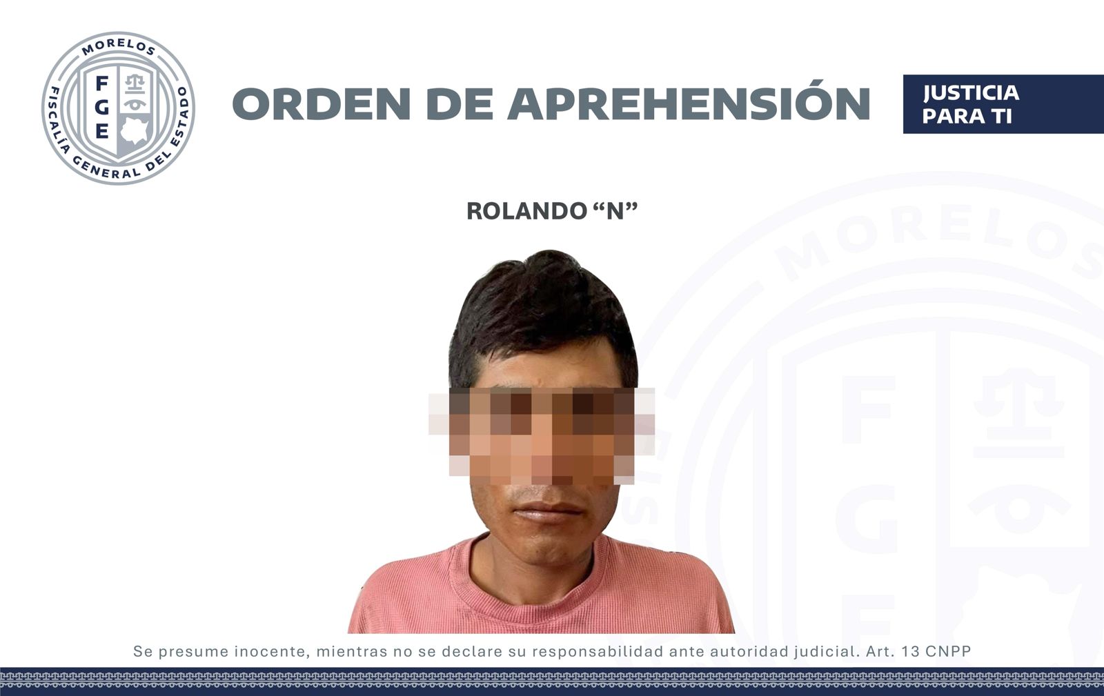 Aprehenden a Rolando “N” por presuntamente matar a balazos a un hombre en Zacatepec