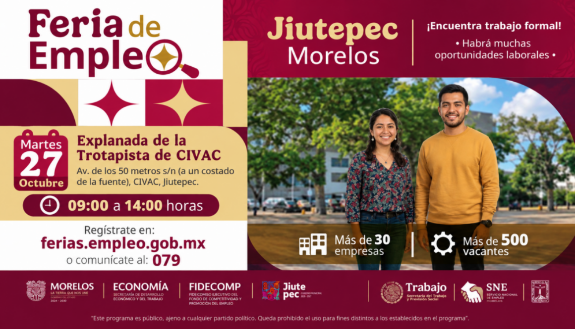 Feria de Empleo Jiutepec Morelos