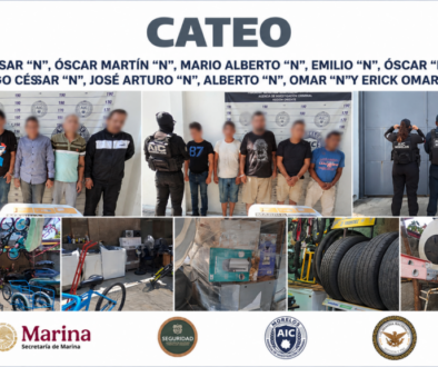 Cateo en Cuautla deja 10 detenidos y el aseguramiento de presunta droga y numerosos electrodomésticos