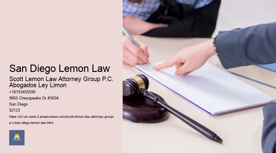San Diego Lemon Law