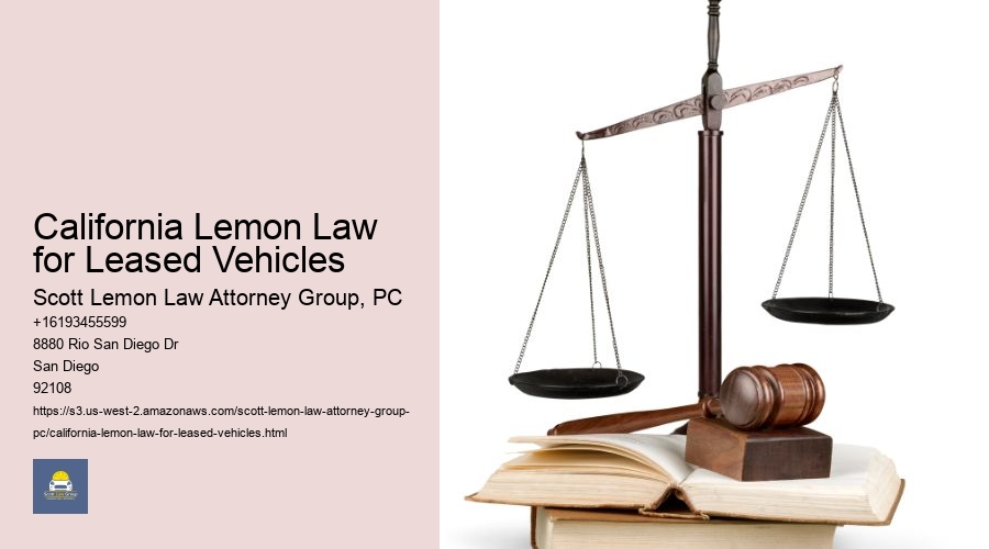 California Lemon Law for Leased Vehicles
