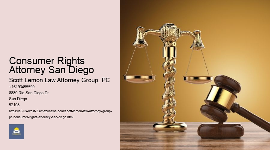 Consumer Rights Attorney San Diego