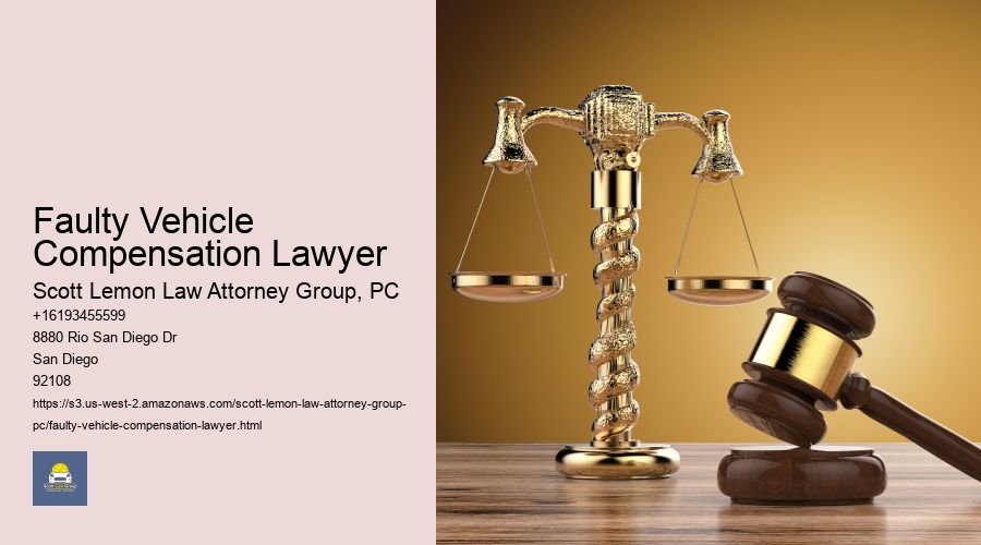 Faulty Vehicle Compensation Lawyer