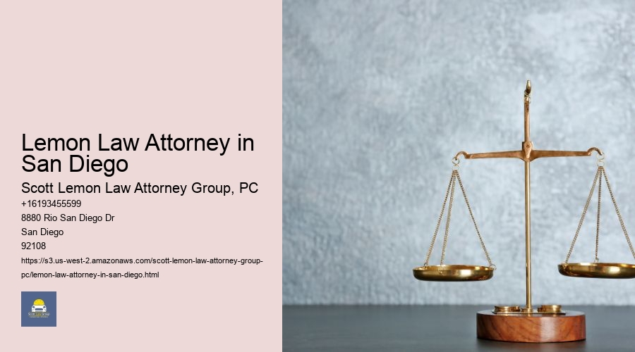 Lemon Law Attorney in San Diego