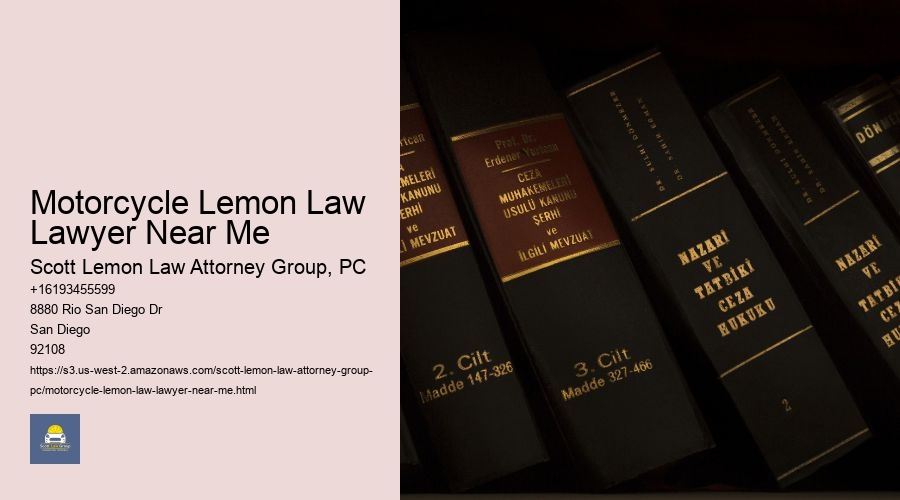 Motorcycle Lemon Law Lawyer Near Me