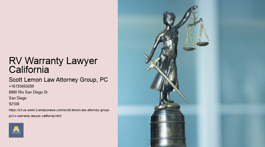 RV Warranty Lawyer California