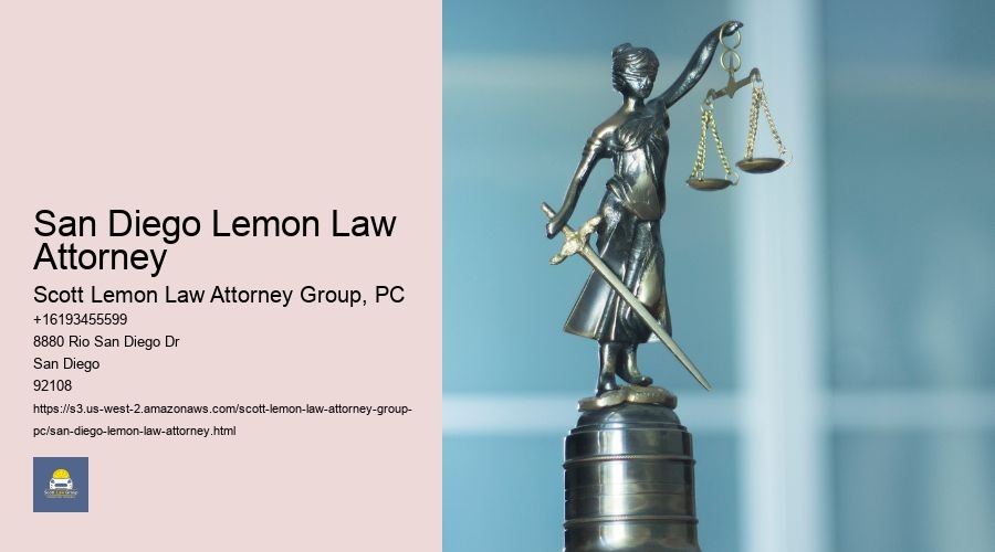 San Diego Lemon Law Attorney
