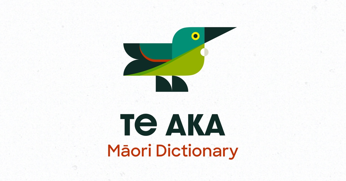 Te Aka Māori Dictionary