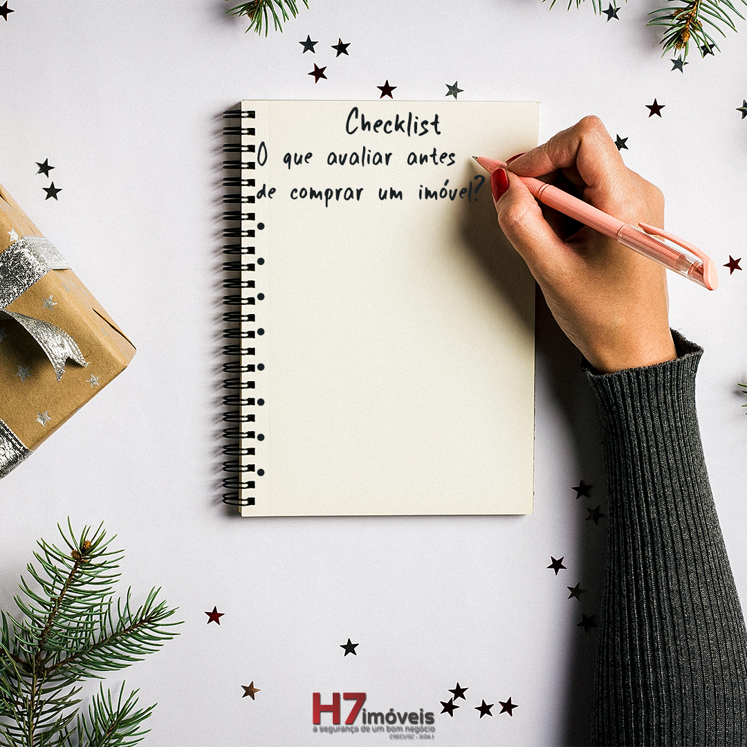 CHECKLIST para avaliar seu imóvel