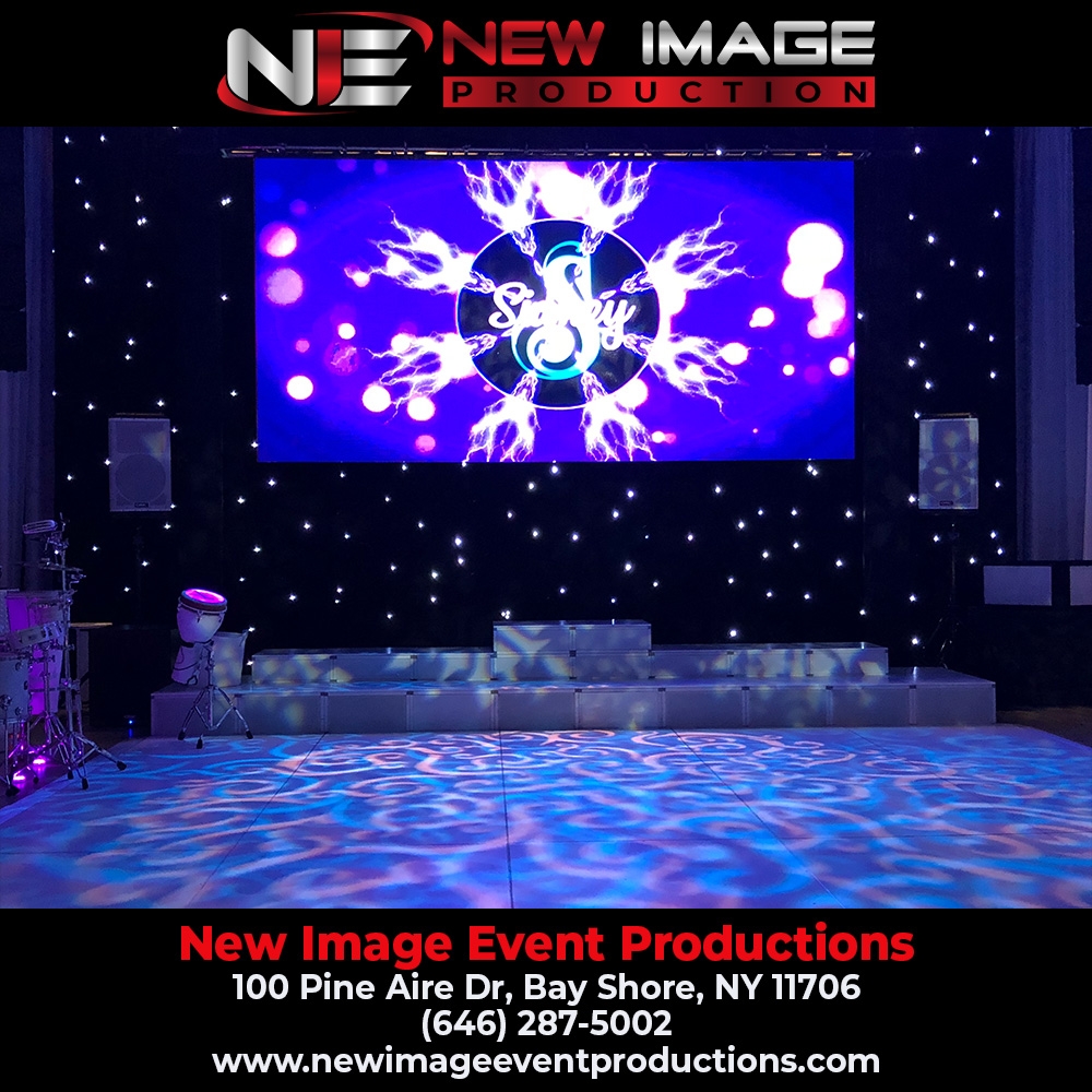 Can the size and type of subwoofer affect where it should be placed on stage for maximum impact?