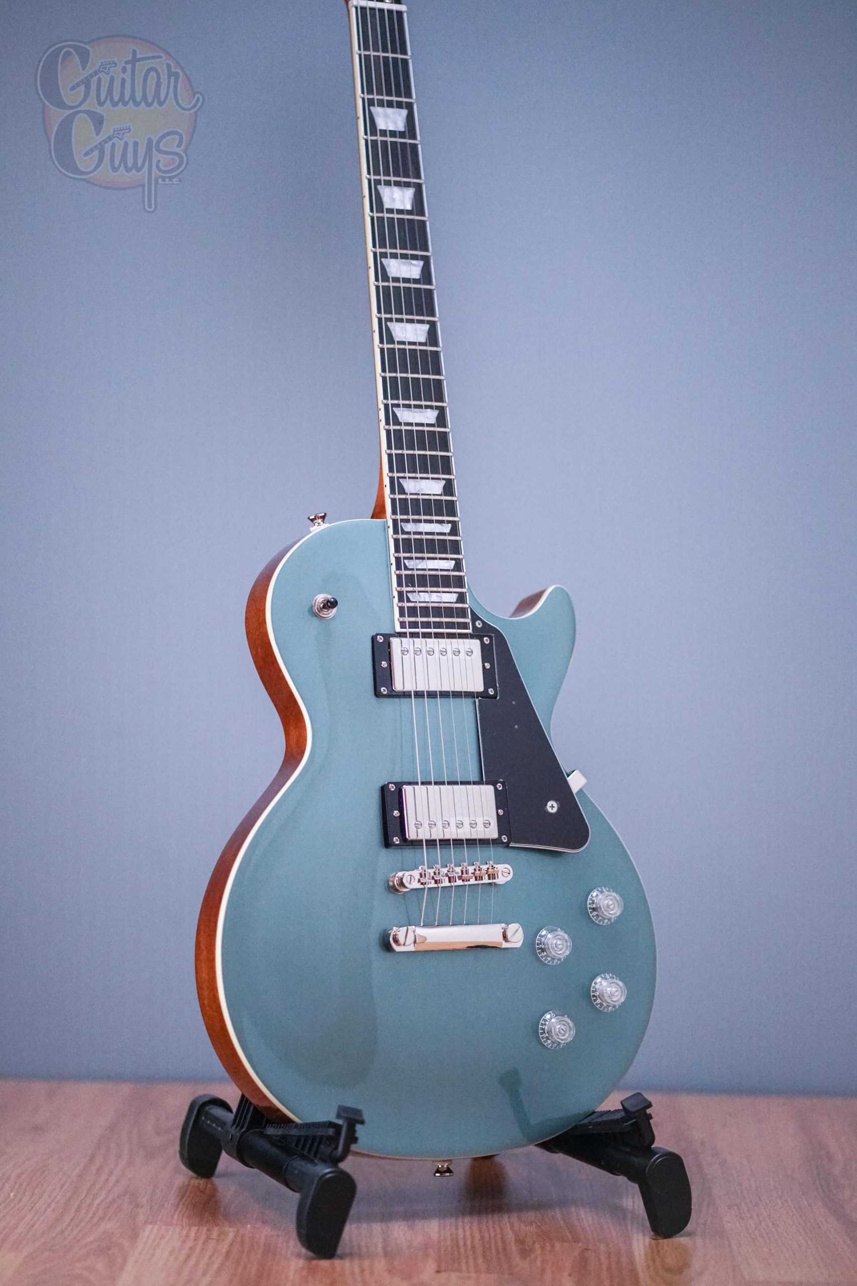 ギター Epiphone Les Paul Custom  Pelham Blue Epiphone Les Paul Custom PRO TV Pelham Blue (2013) - Guitar