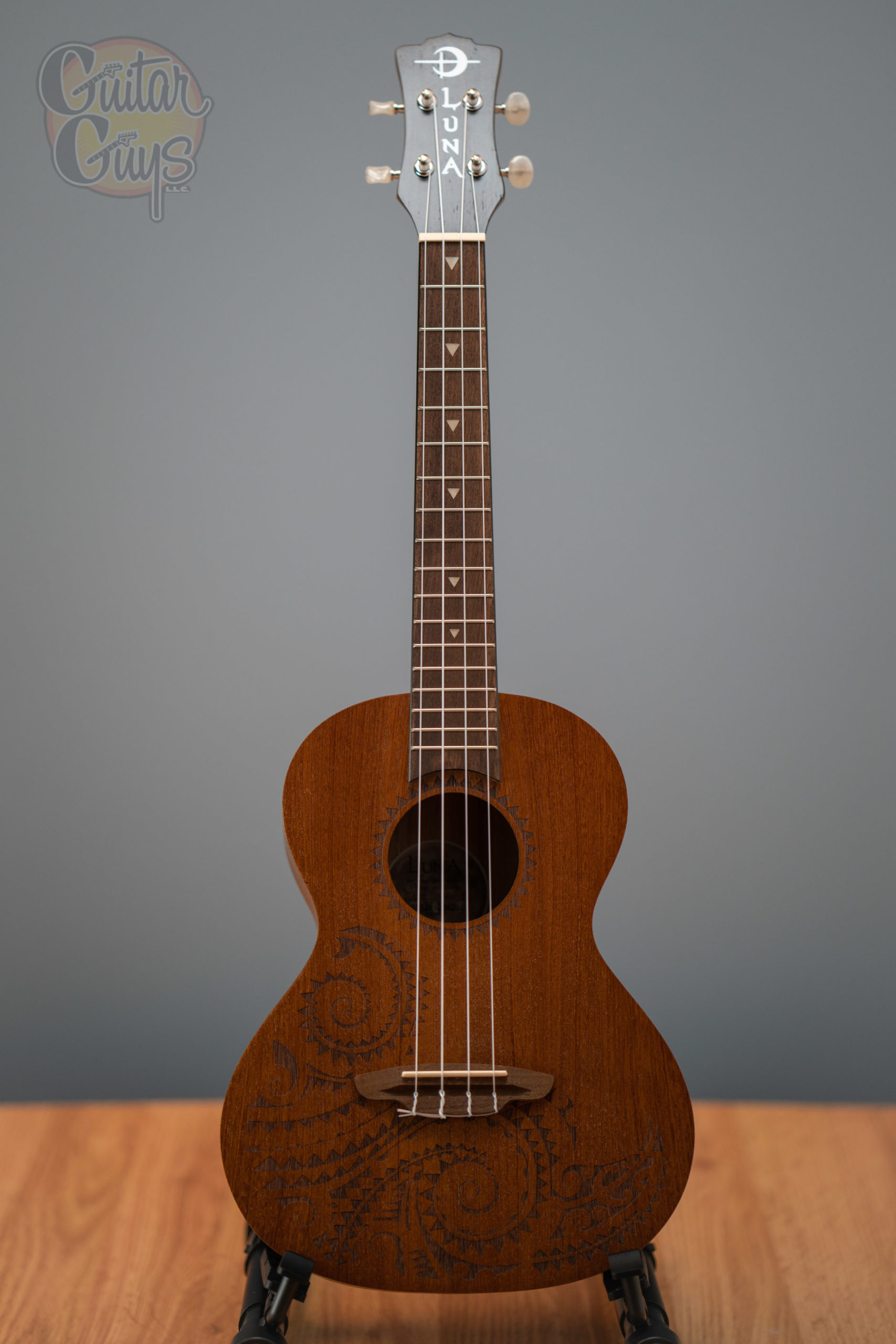 Luna Uke Tattoo Tenor Mahogany - Image 22