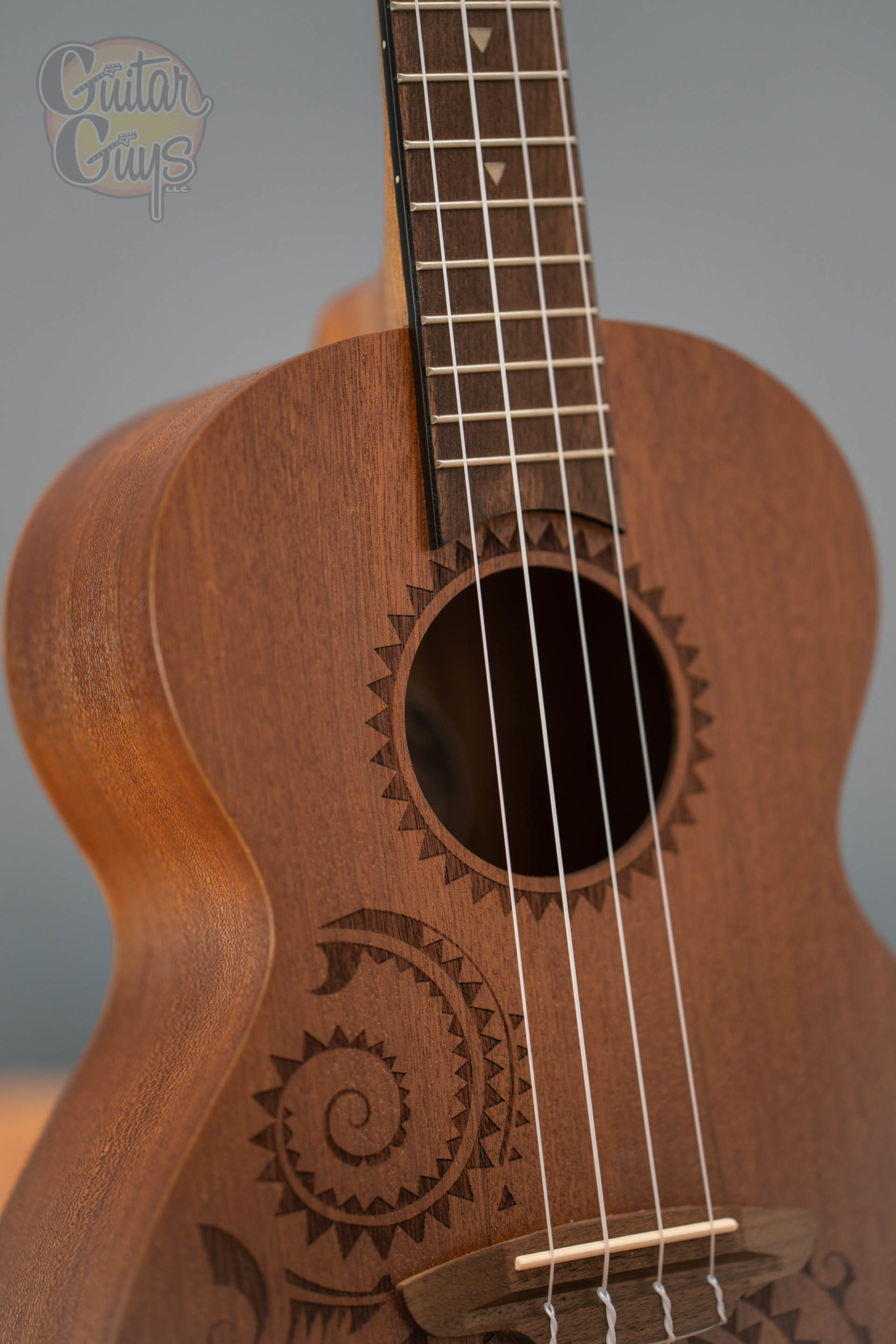 Luna Uke Tattoo Tenor Mahogany - Image 21