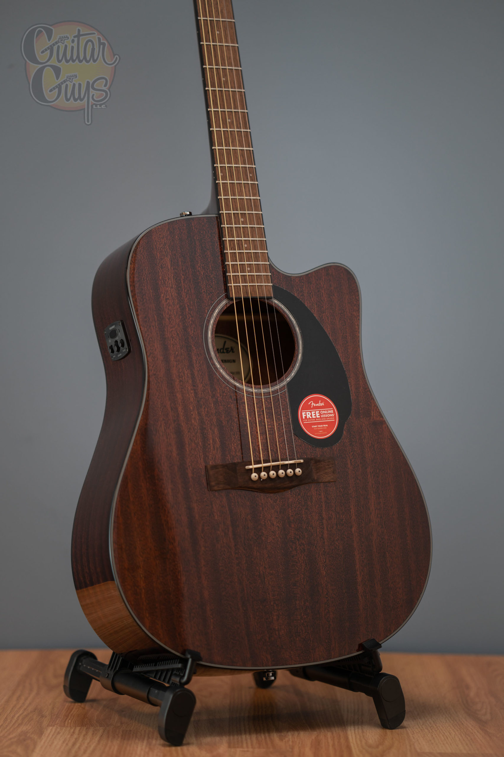 Fender CD-60SCE ALL-MAHOGANY - Guitar Guys