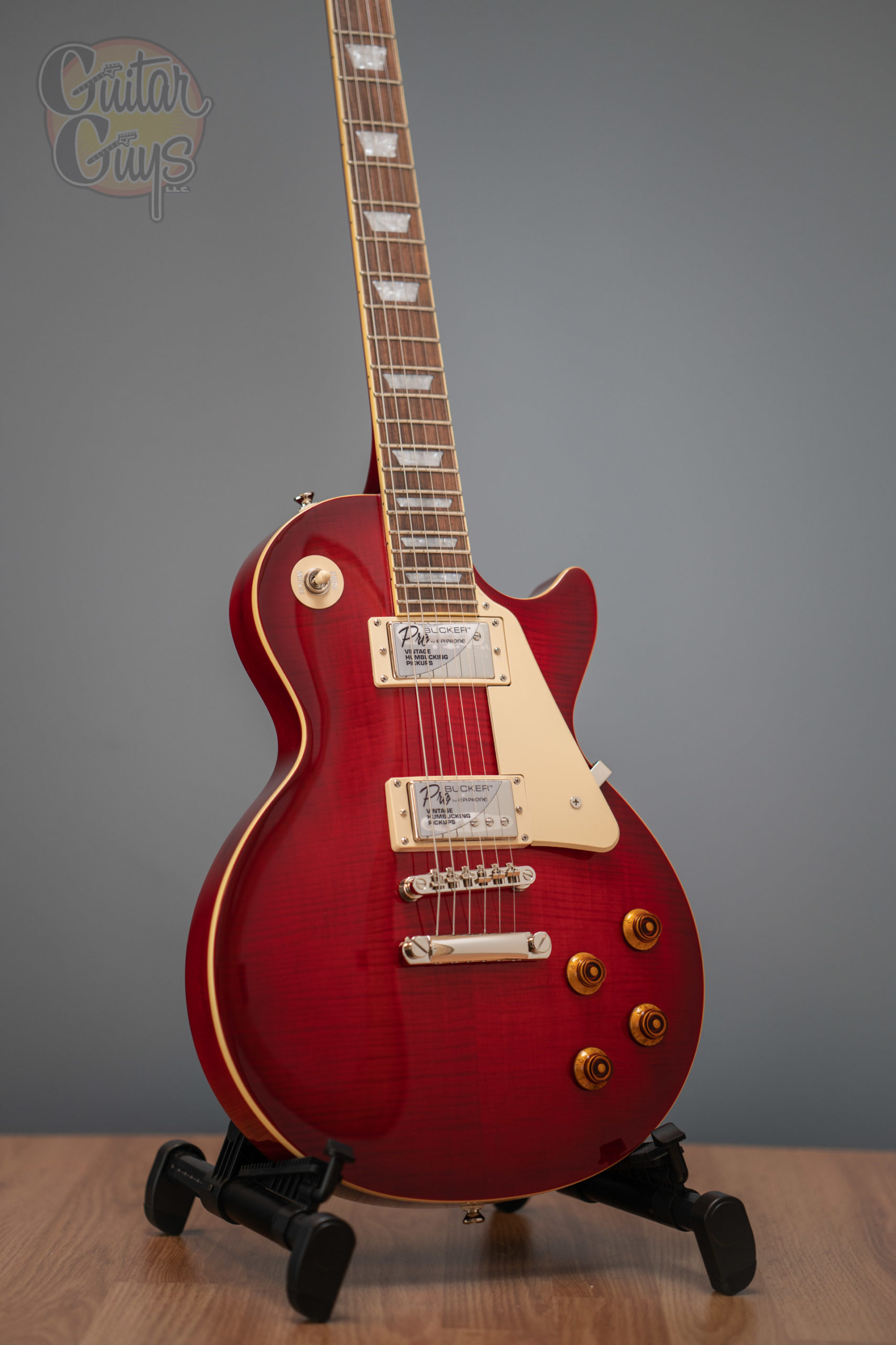 Les Paul Standard Plus-top Pro (Blood O… Epiphone Les Paul Standard Plustop Pro Electric Guitar