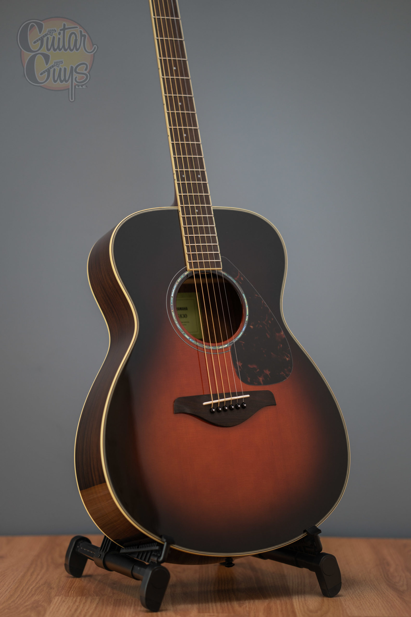 YAMAHA ヤマハ FS830 Tobacco Brown Sunburst Yamaha FS830 TBS Concert Guitar - Rich Sound, Tobacco Sunburst