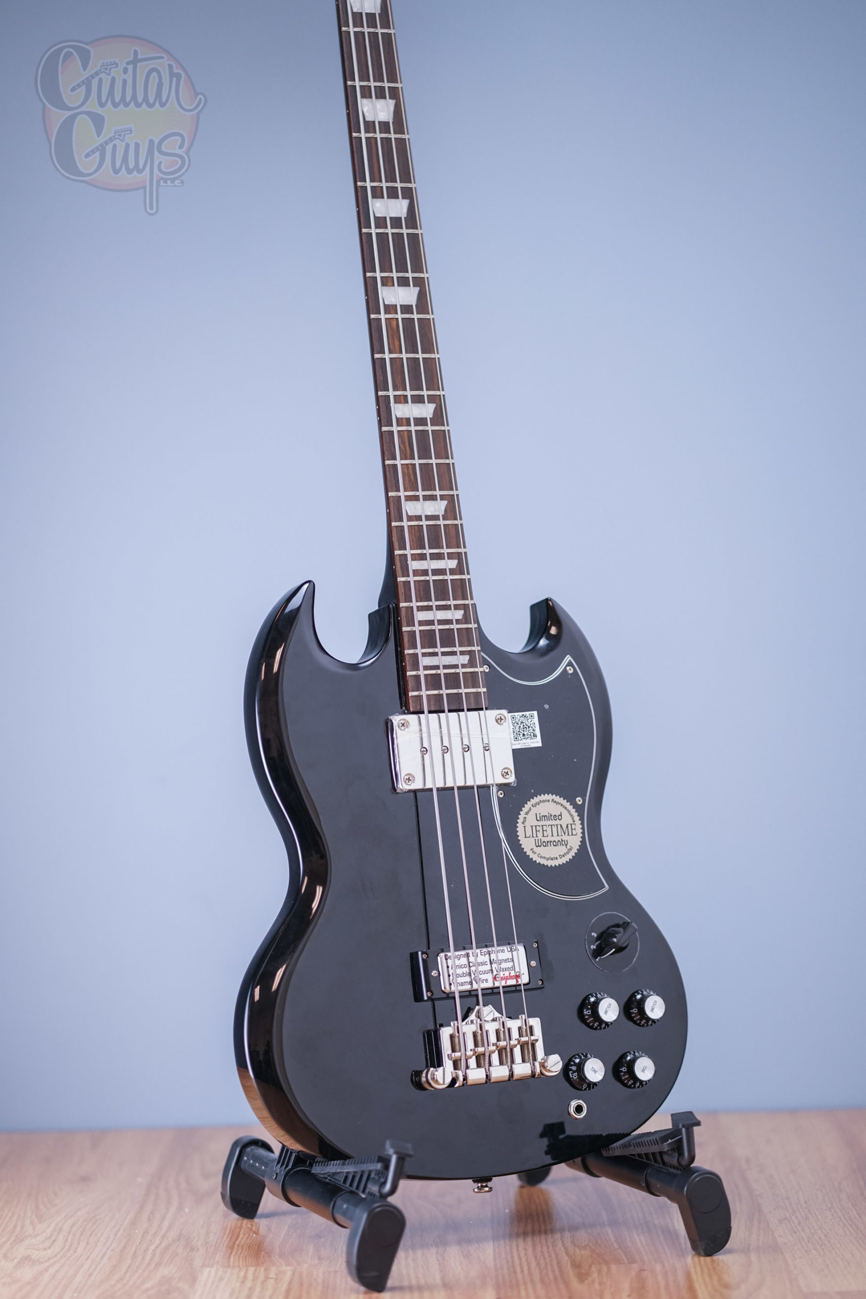 Epiphone EB-3 (Ebony) - Guitar Guys
