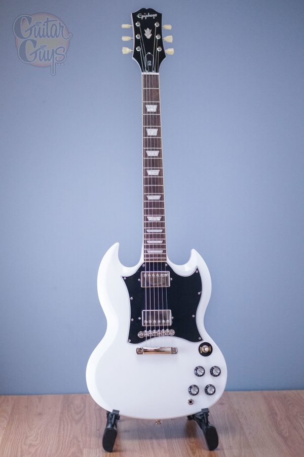 Epiphone SGスタイル エレキベース ホワイト Epiphone SGスタイル エレキベース ホワイト - メルカリ
