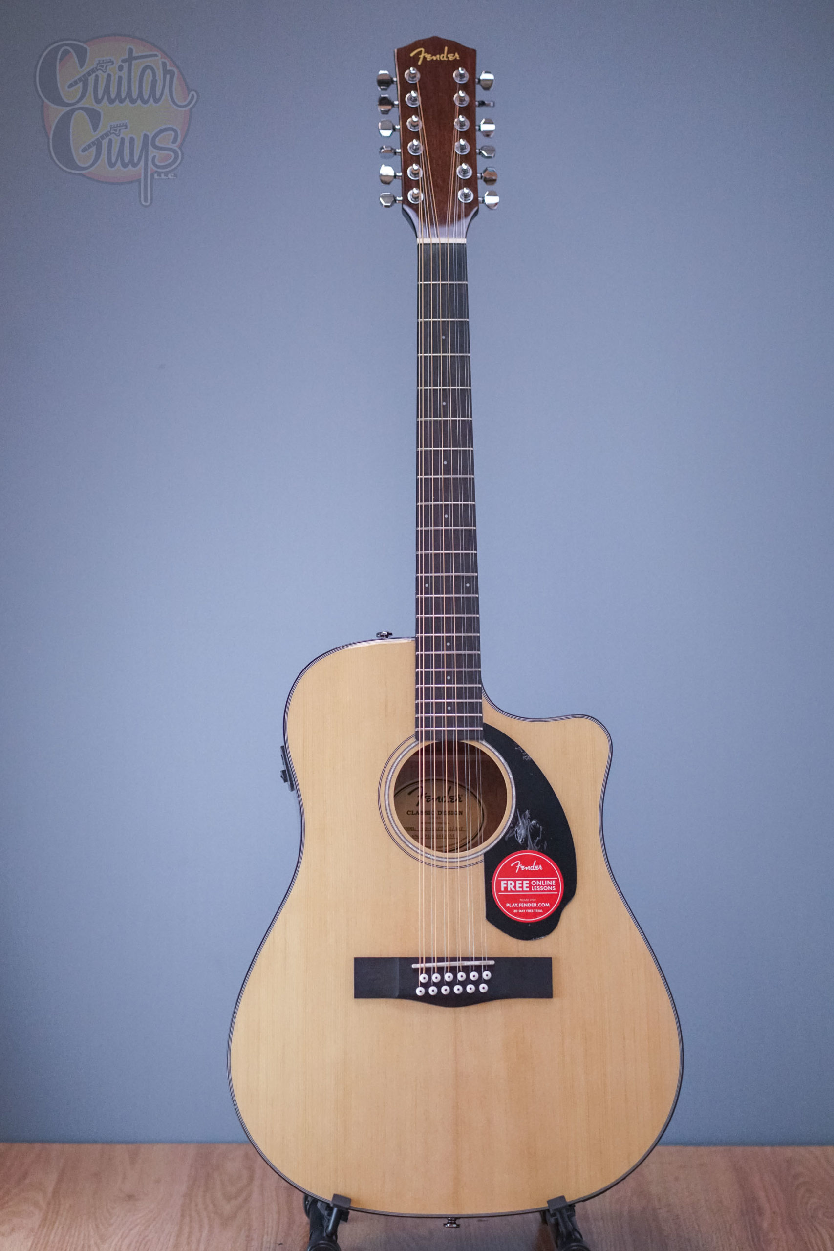 Fender CD-60SCE 12 String Natural - Image 8
