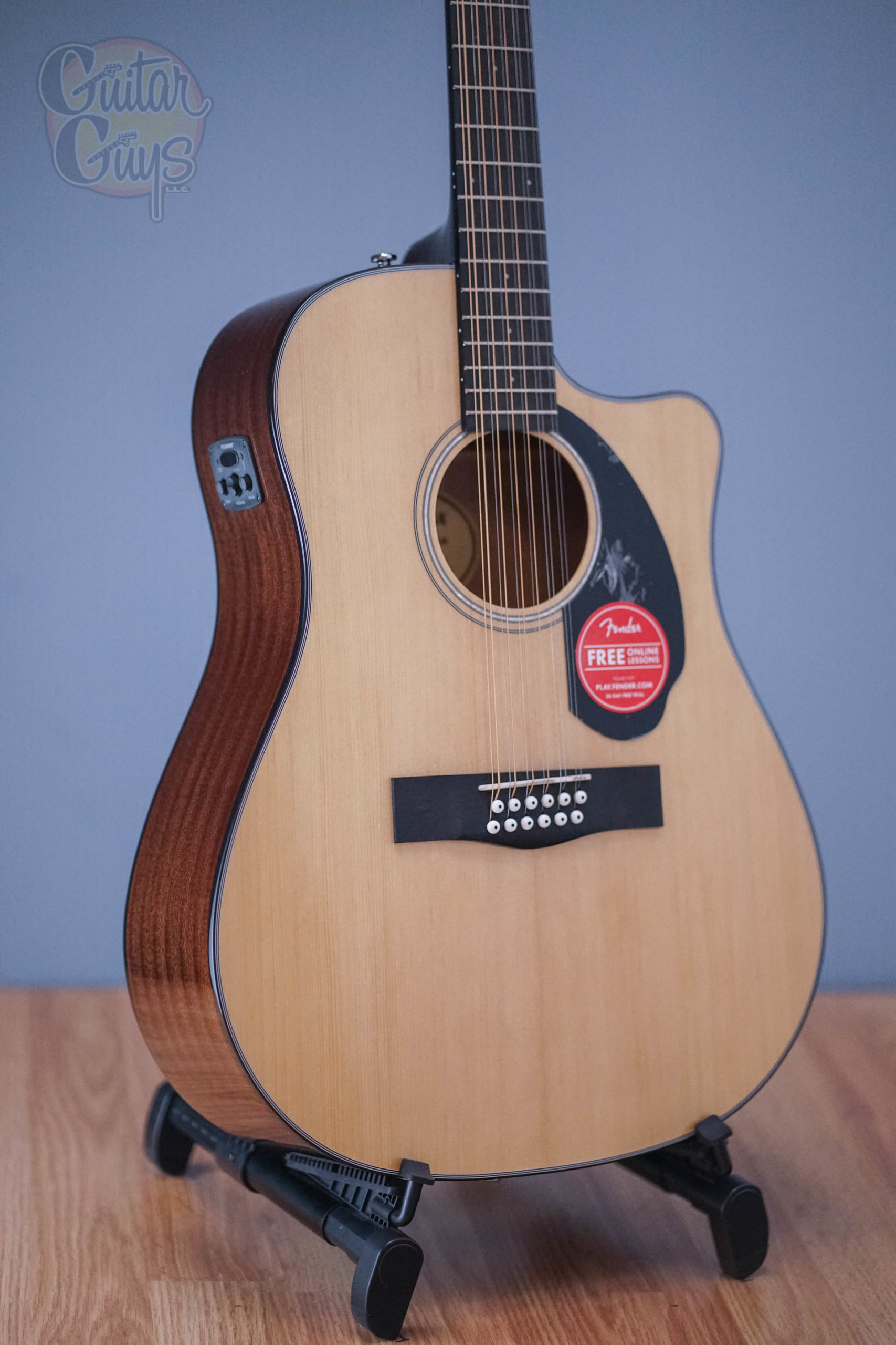 Fender CD-60SCE 12 String Natural - Image 3