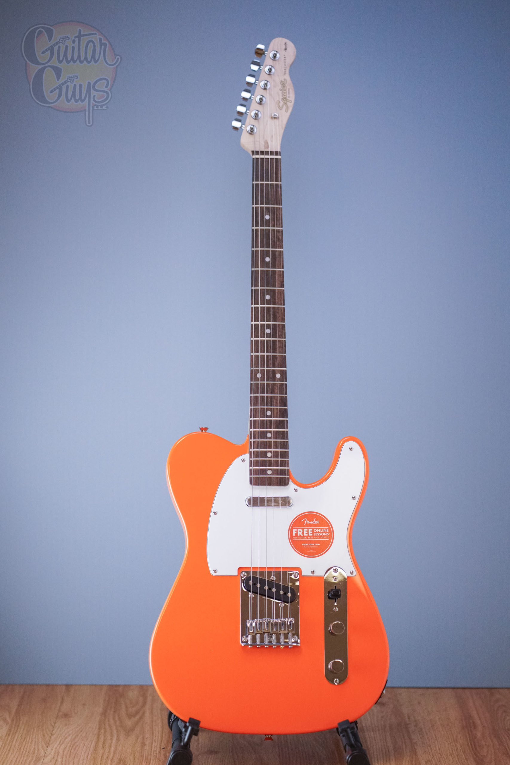 Squier Affinity Telecaster LF Competition Orange - Guitar Guys