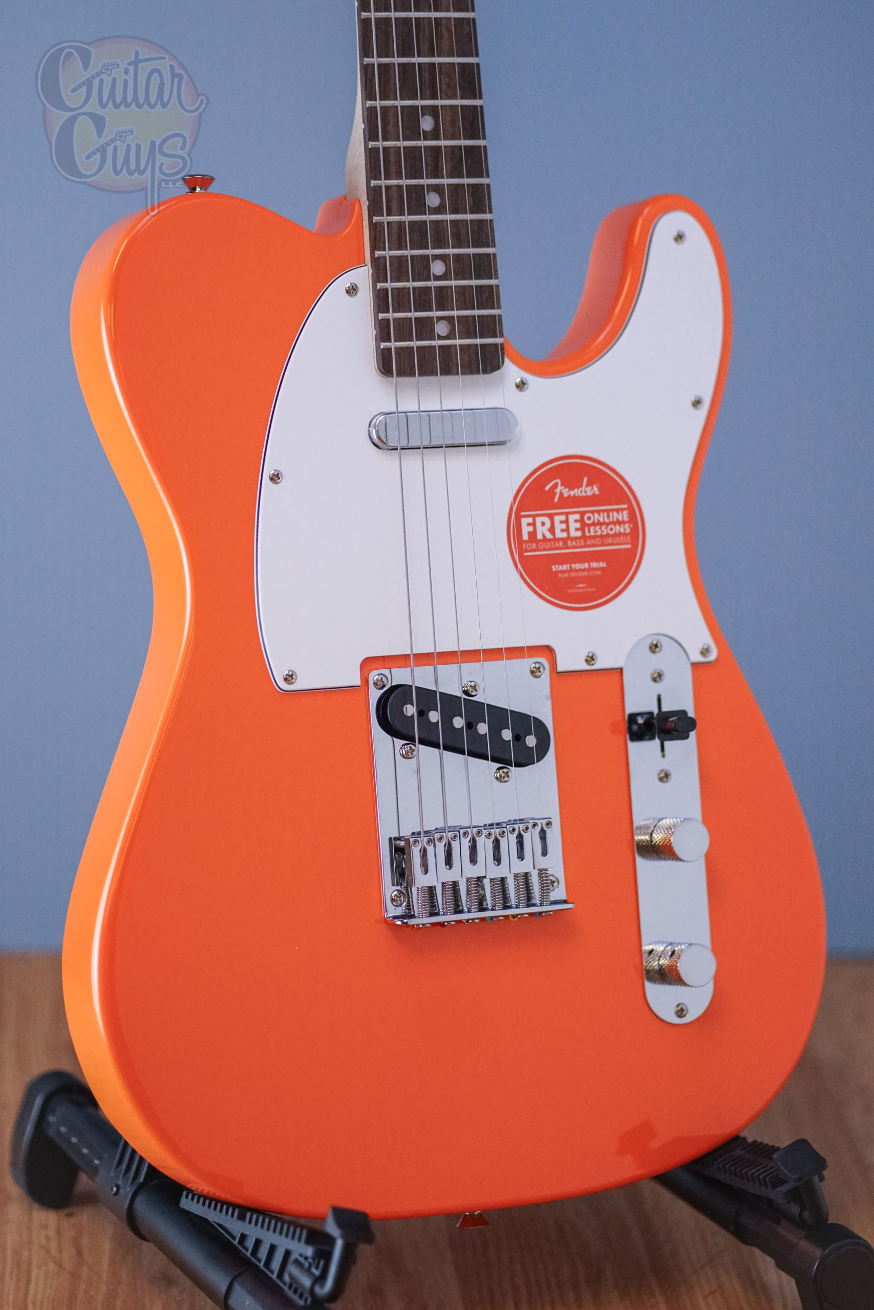 Squier Affinity Telecaster LF Competition Orange - Guitar Guys