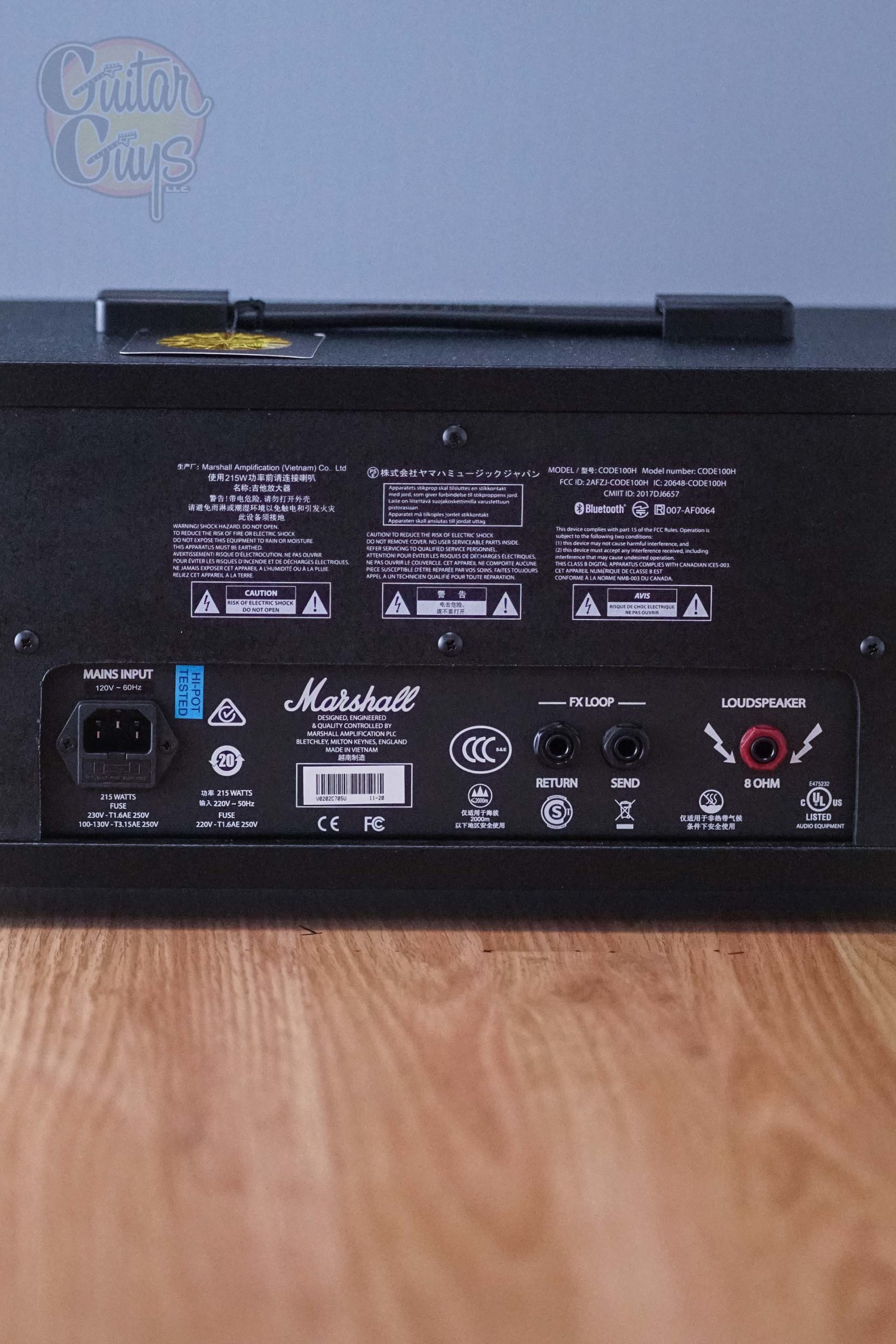 Marshall Code 100 Head - Image 4