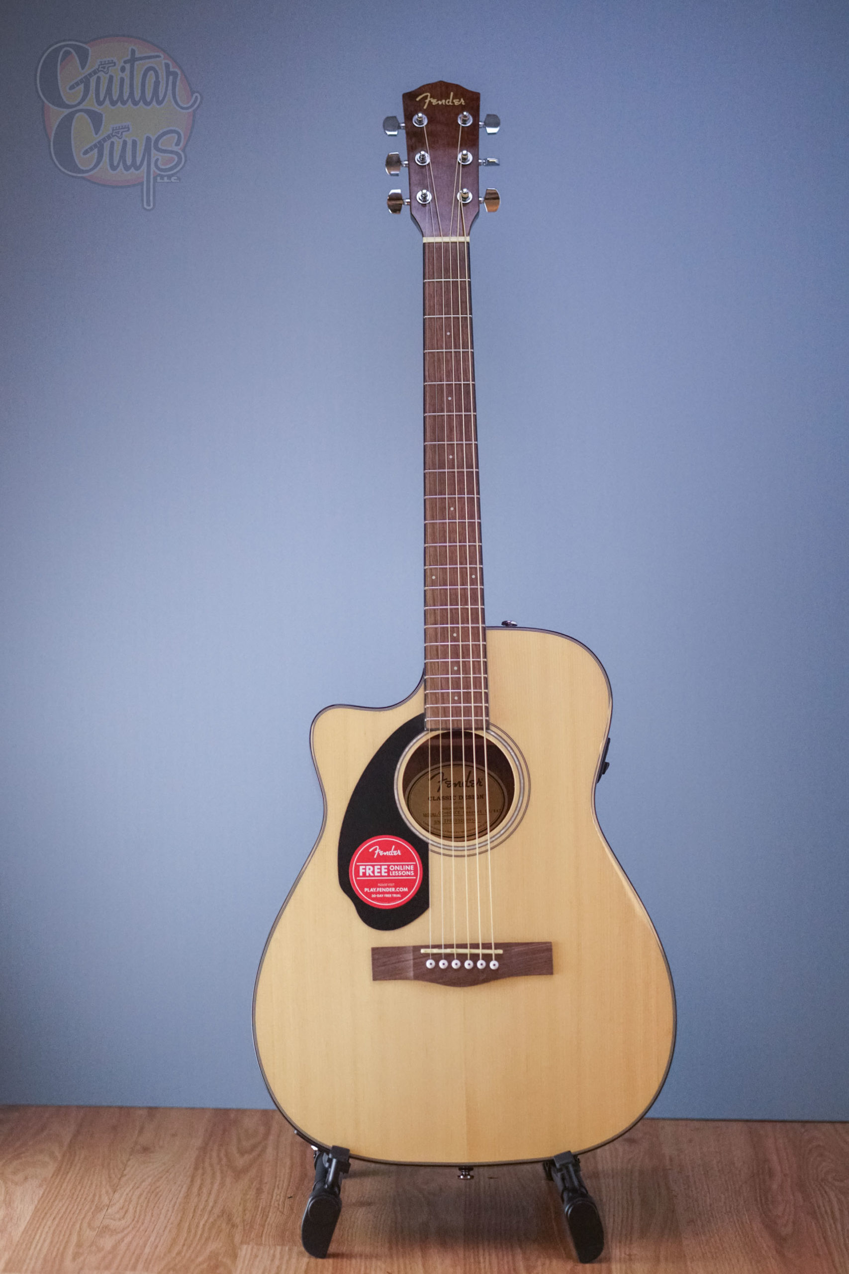 Fender CC-60SCE Left Handed WN Natural - Image 8