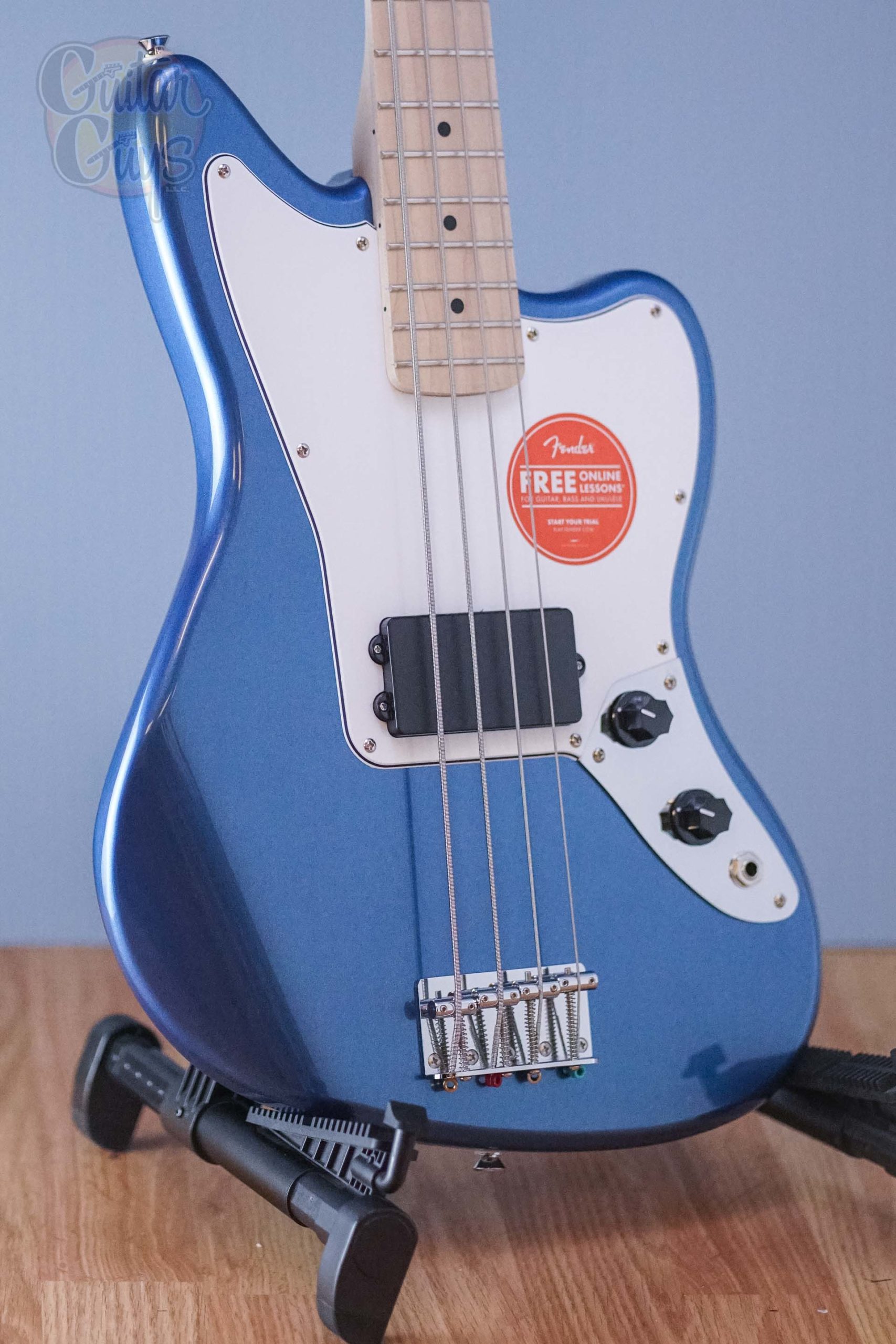 Squier Affinity Series Jaguar Bass H MF Lake Placid Blue - Guitar Guys