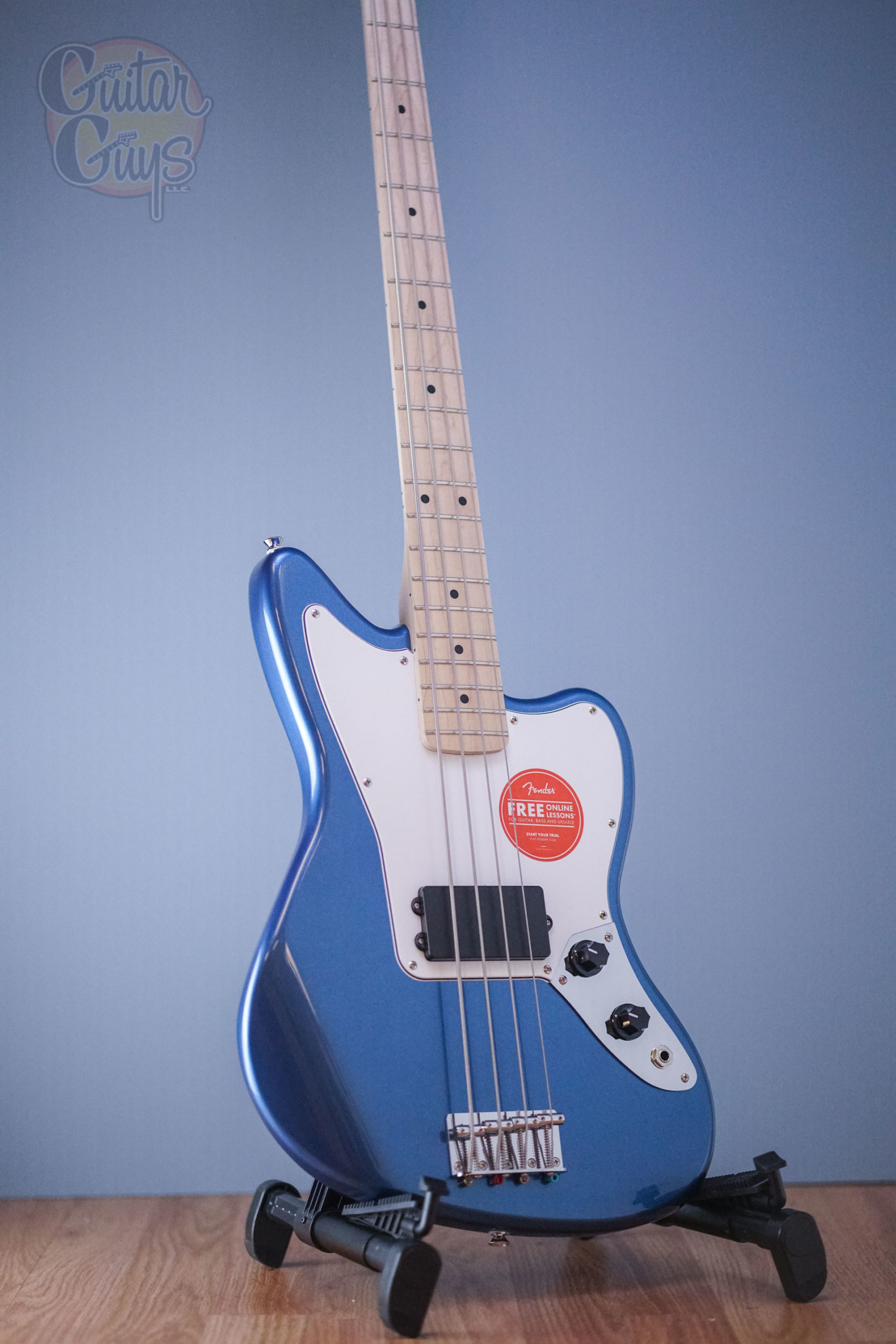 Squier Affinity Series Jaguar Bass H MF Lake Placid Blue - Guitar Guys