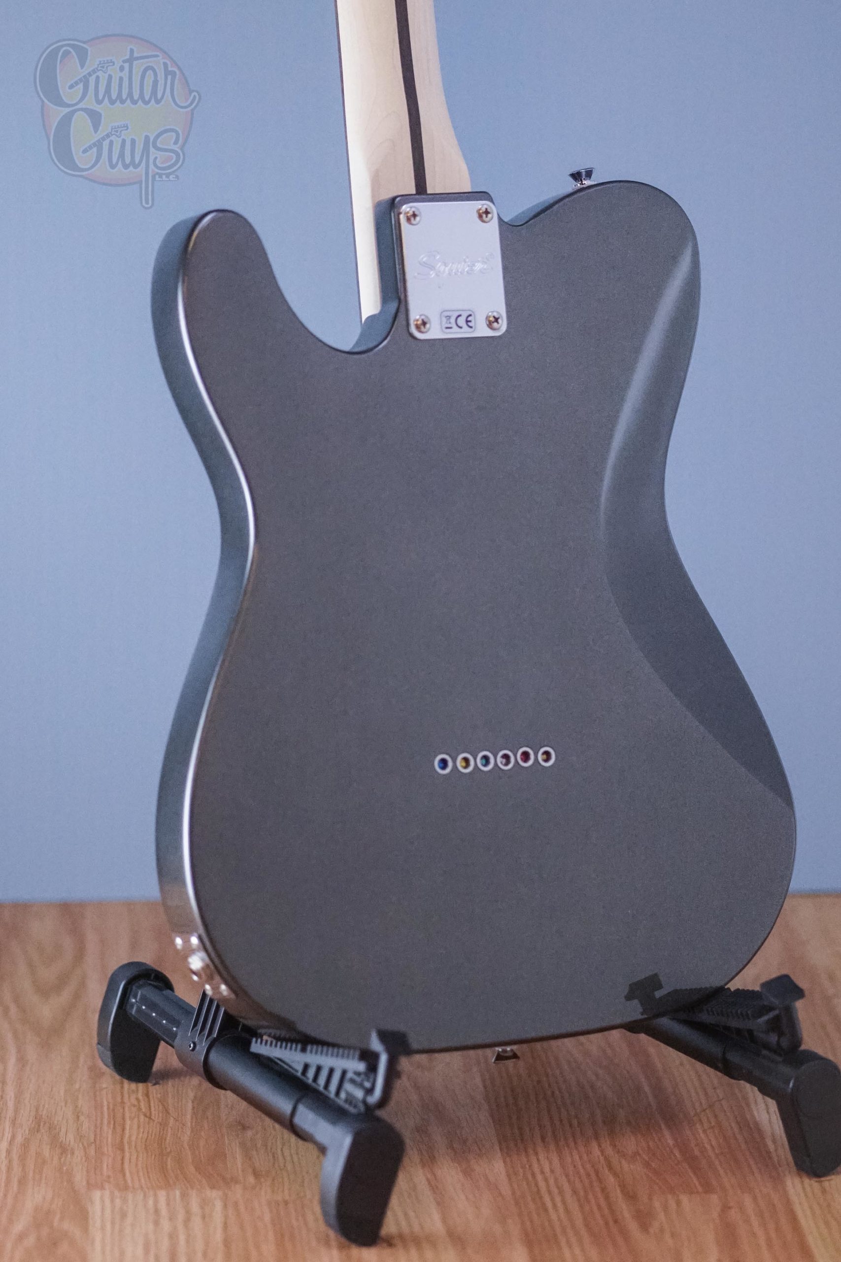 Squier Affinity Series Telecaster Deluxe LF Charcoal Frost Metallic - Image 5