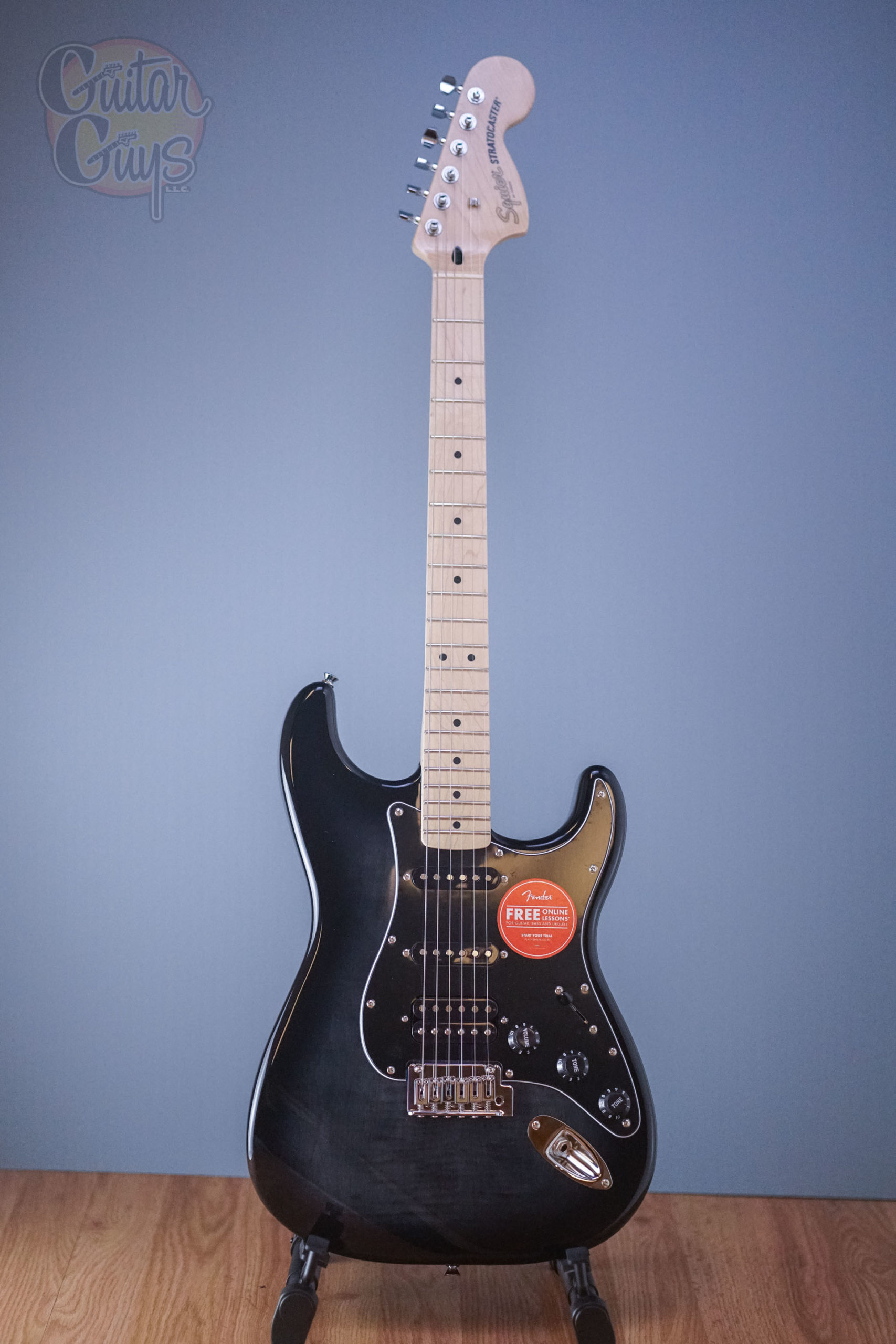 Squier Affinity Series Stratocaster Flame Maple Top HSS MF