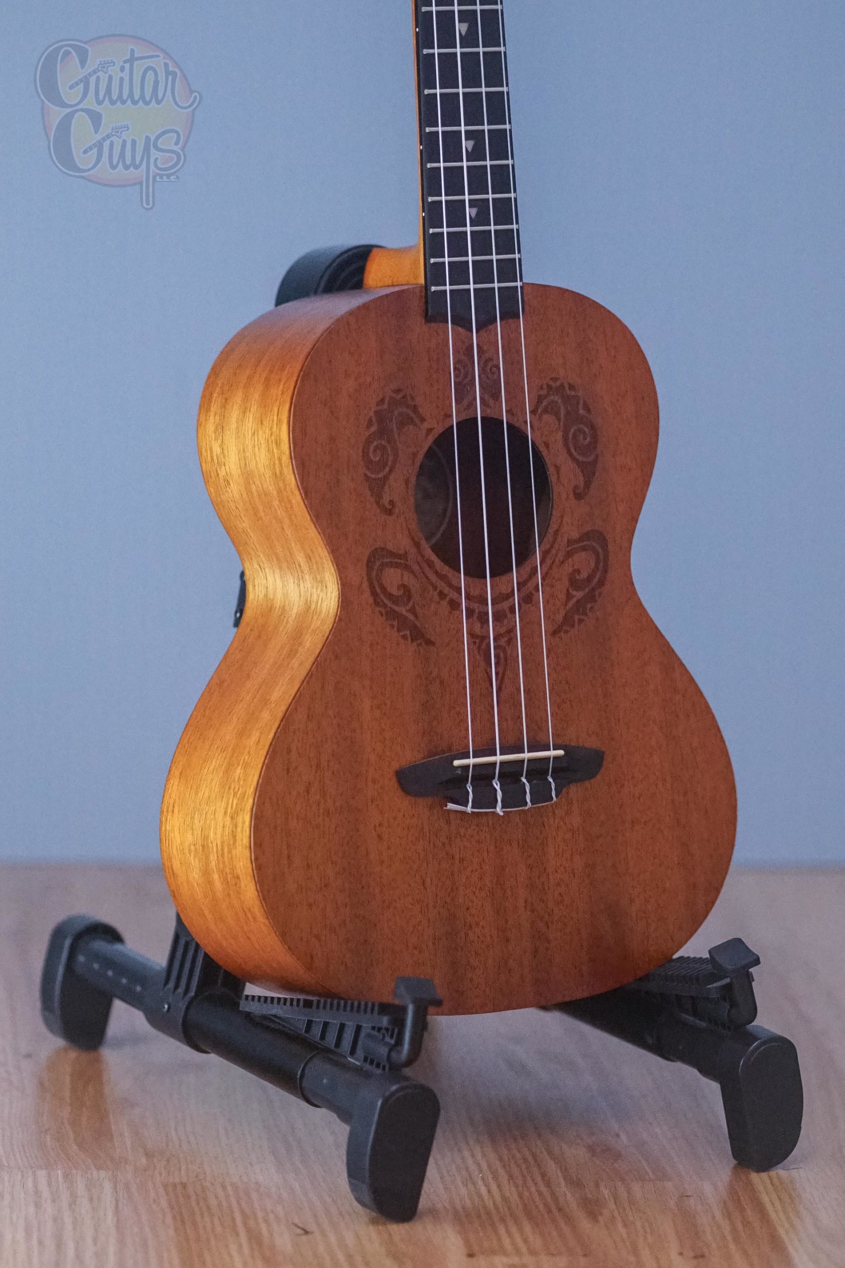 Luna Uke Honu Tribal Turtle Tenor - Image 3