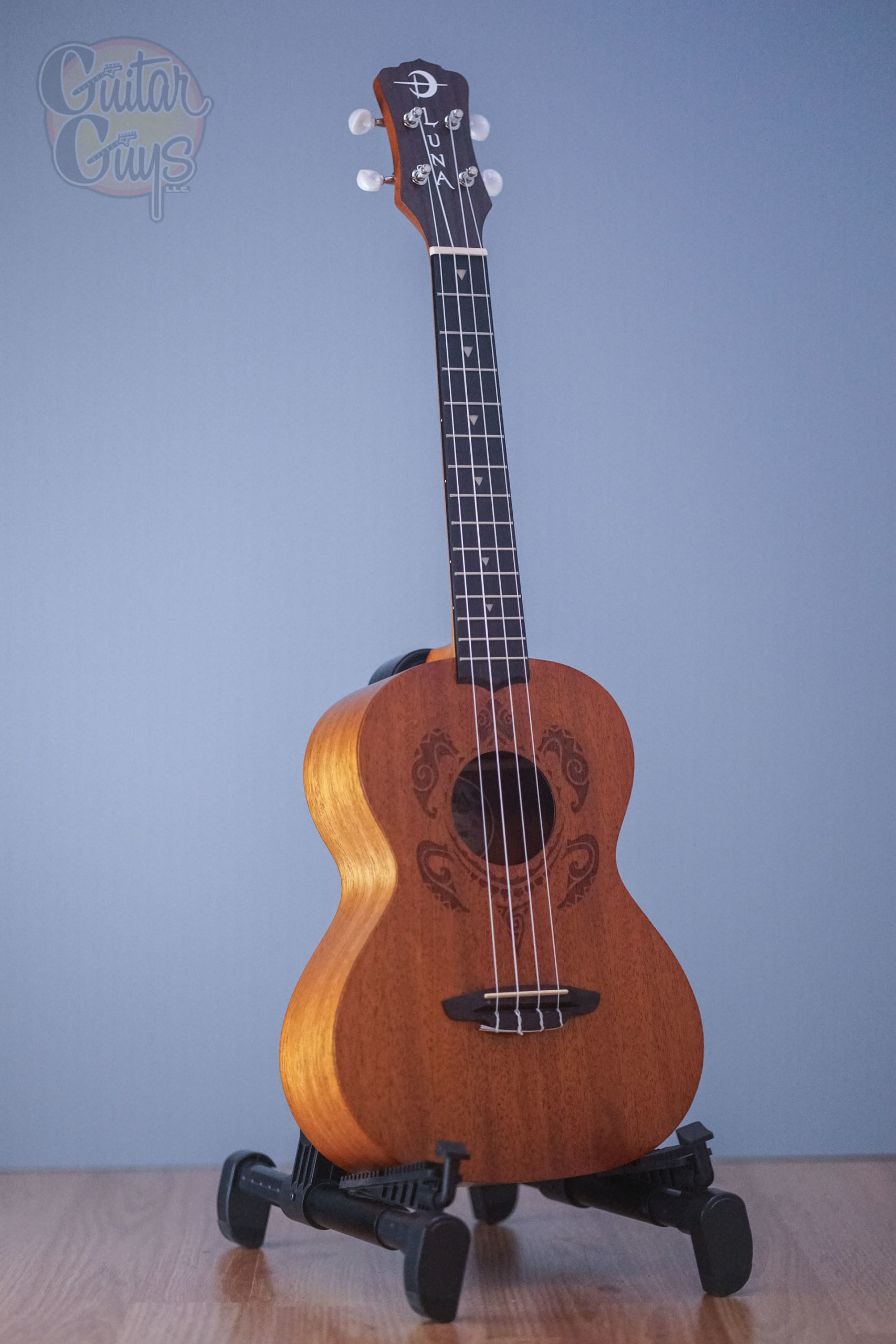 Luna Uke Honu Tribal Turtle Tenor