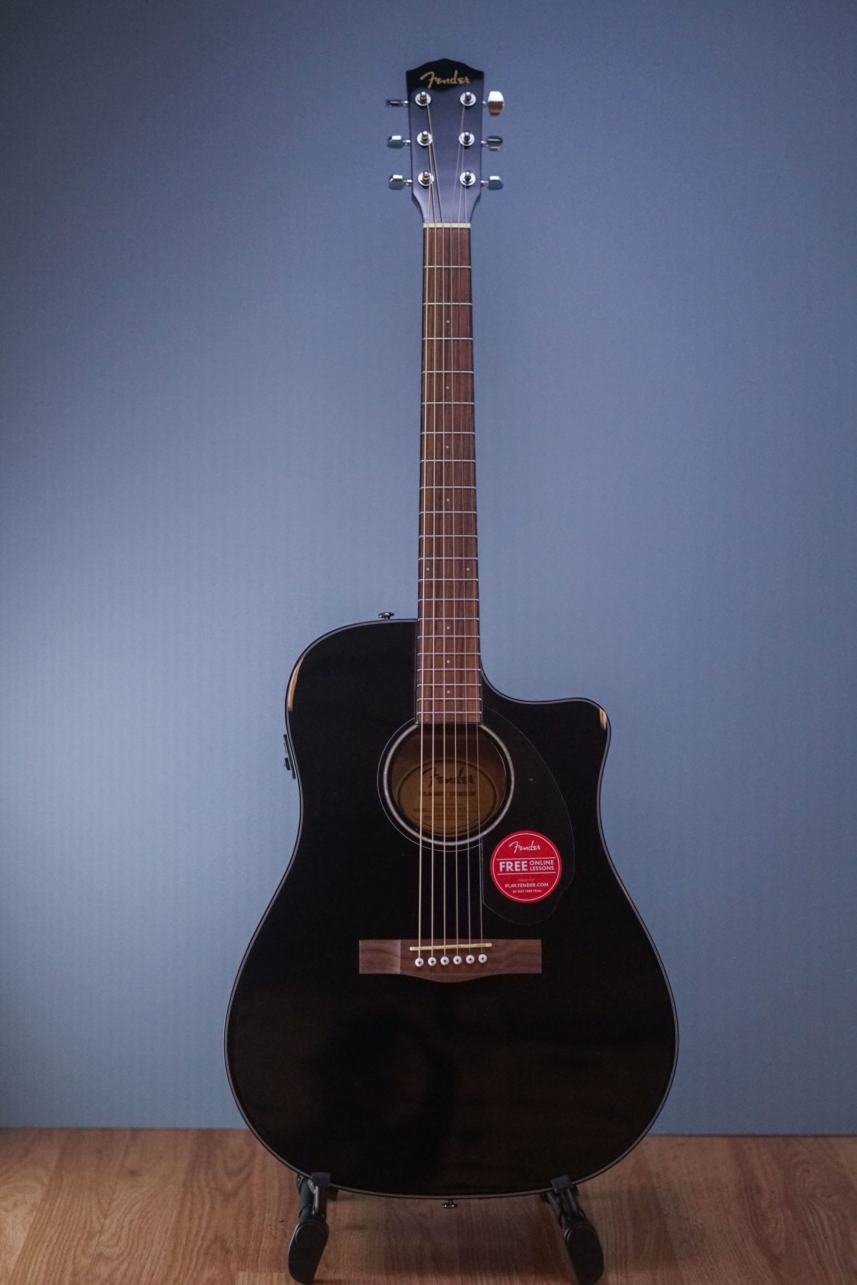 Fender CD-60SCE WN Black - Guitar Guys