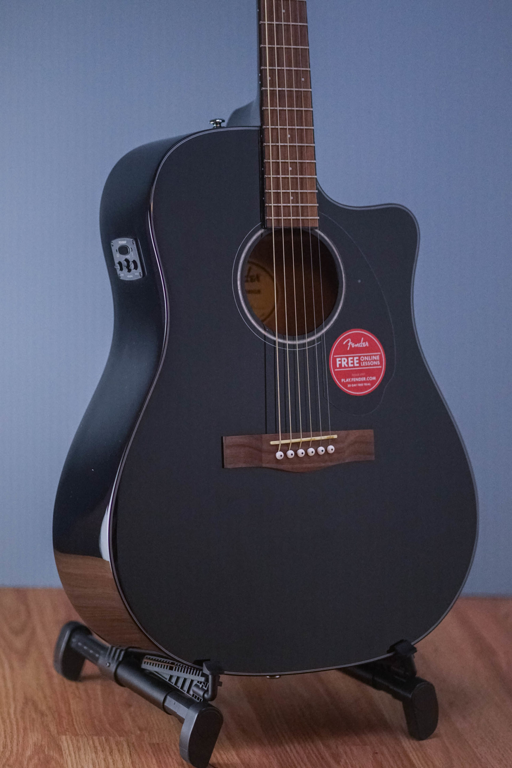 Fender CD-60SCE WN Black - Image 3