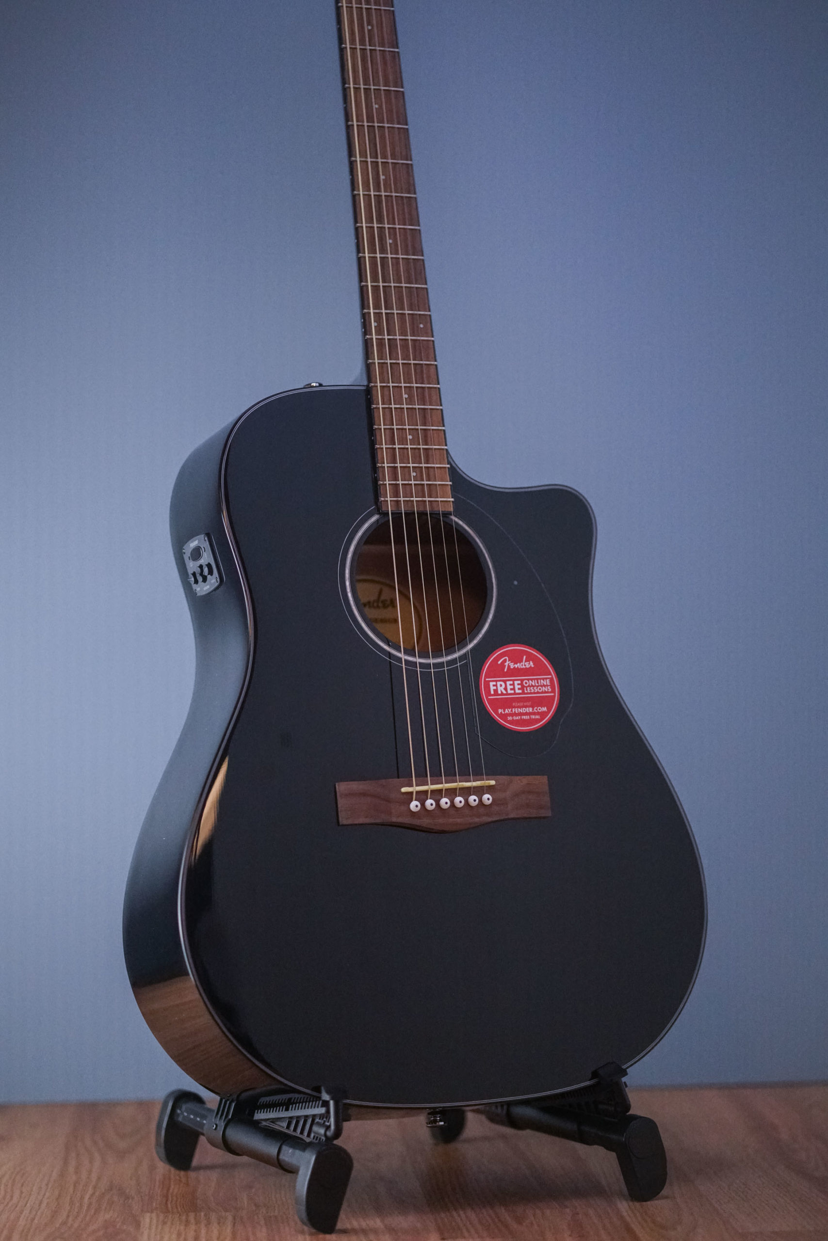 Fender CD-60SCE WN Black - Guitar Guys