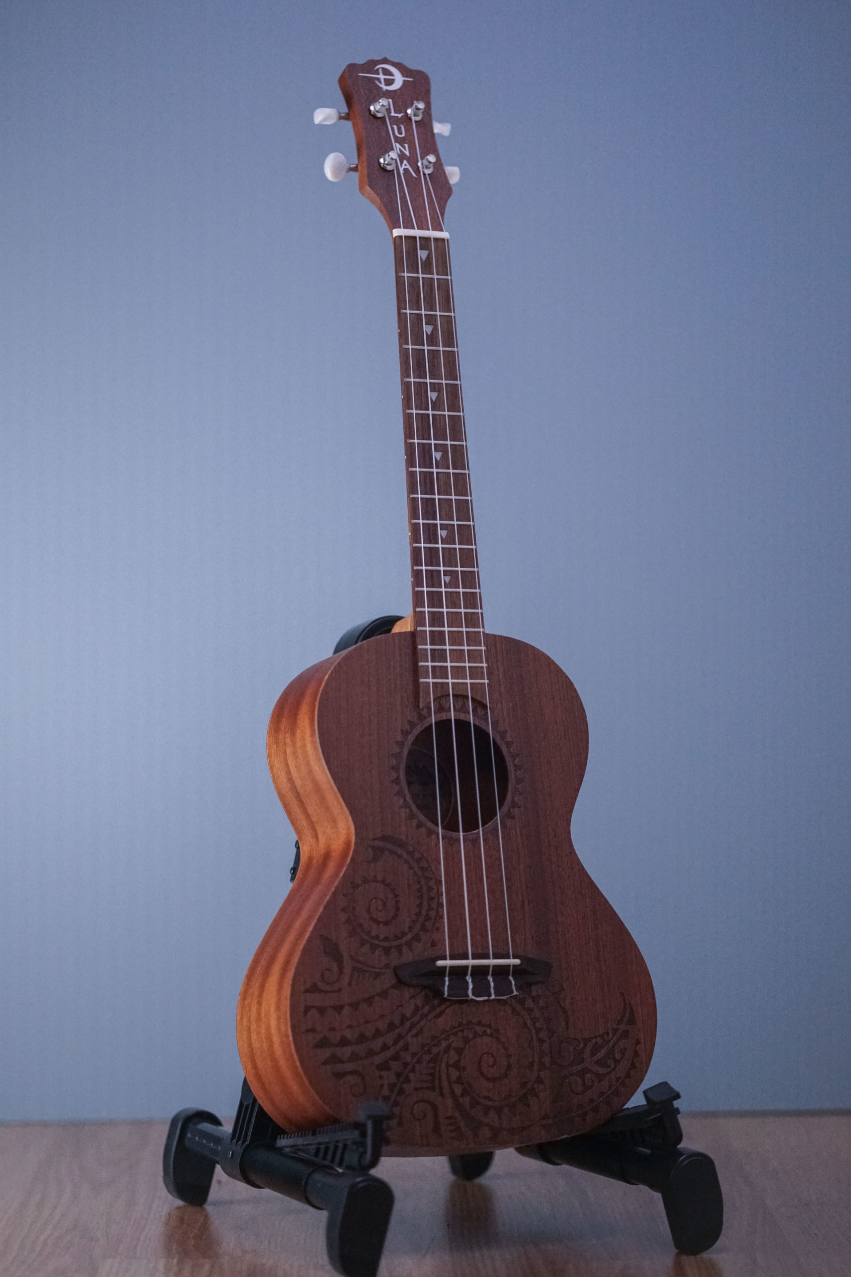 Luna Uke Tattoo Tenor Mahogany