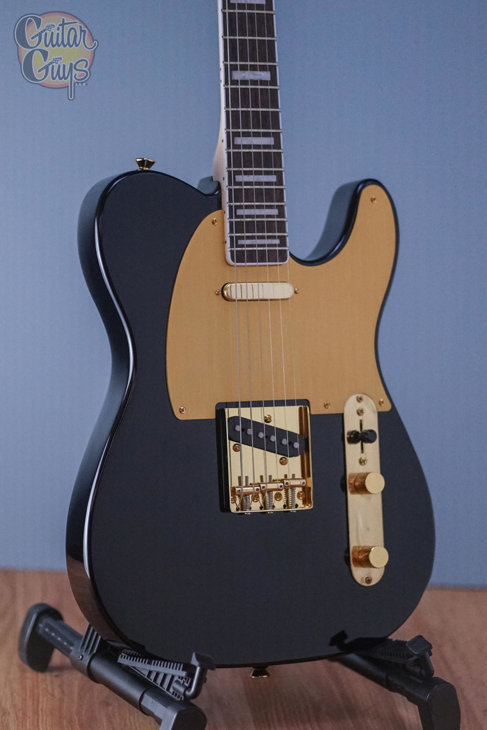 Squier 40th Anniversary Telecaster Gold Edition LF Black