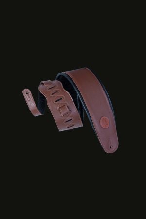 Levy's MSS2-4-BRN 4.5" Leather Bass Strap Brown