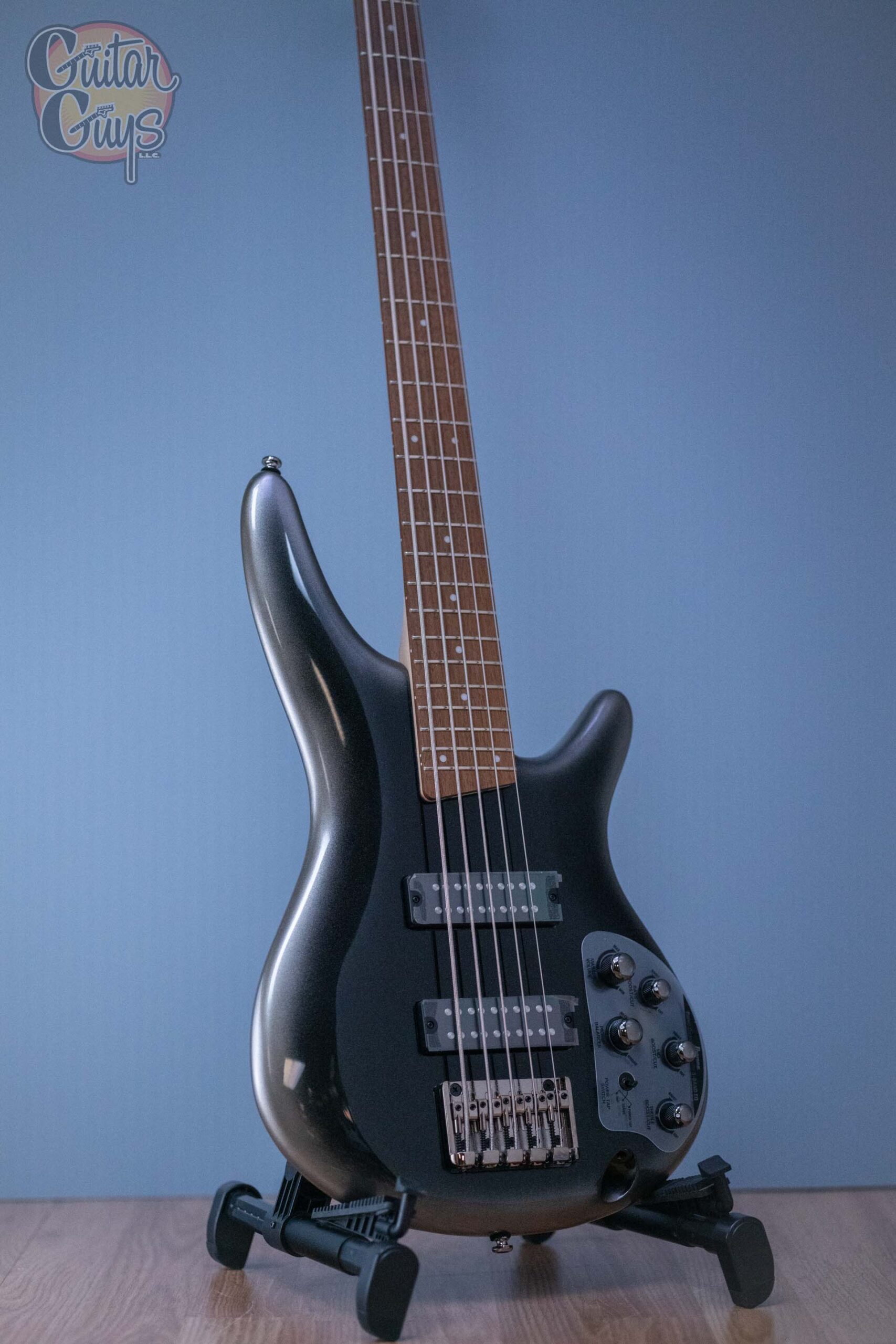 【超美品】おまけ付 Ibanez アイバニーズ / SR305E-MGB ベース Ibanez SR305E-MGB 5-String Guitar in Midnight Gray Burst
