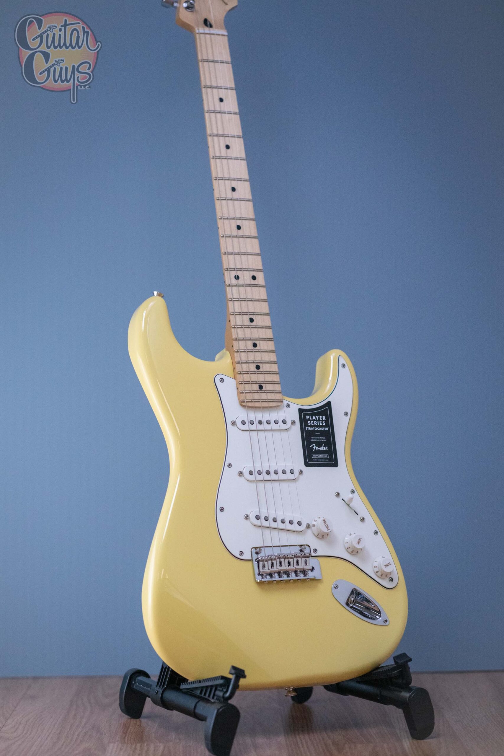 ギター Fender Player Stratocaster Buttercream Fender Player Series Stratocaster Maple Fingerboard Electric