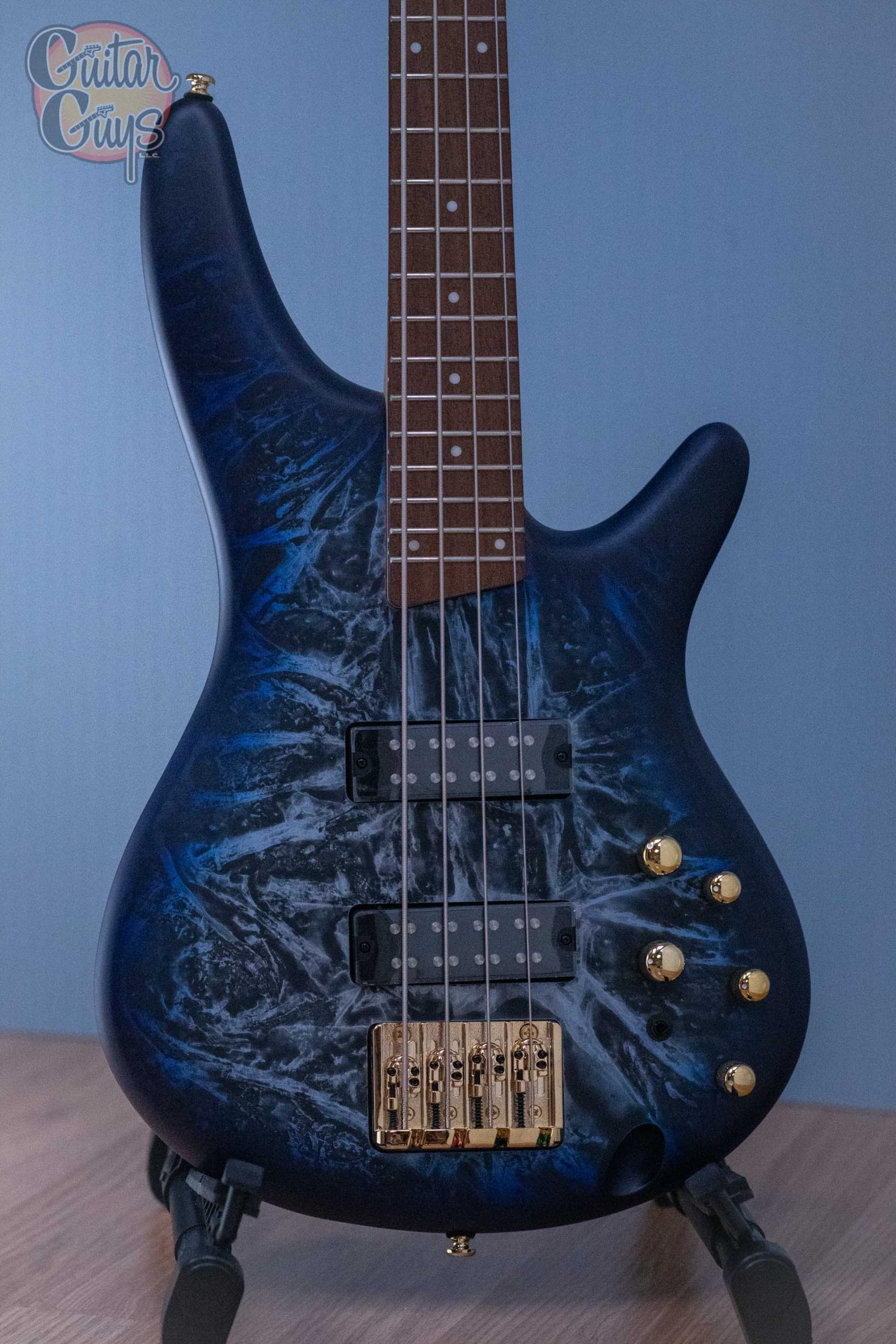 Ibanez SR300EDXCZM Cosmic Blue Frozen Matte - Image 4