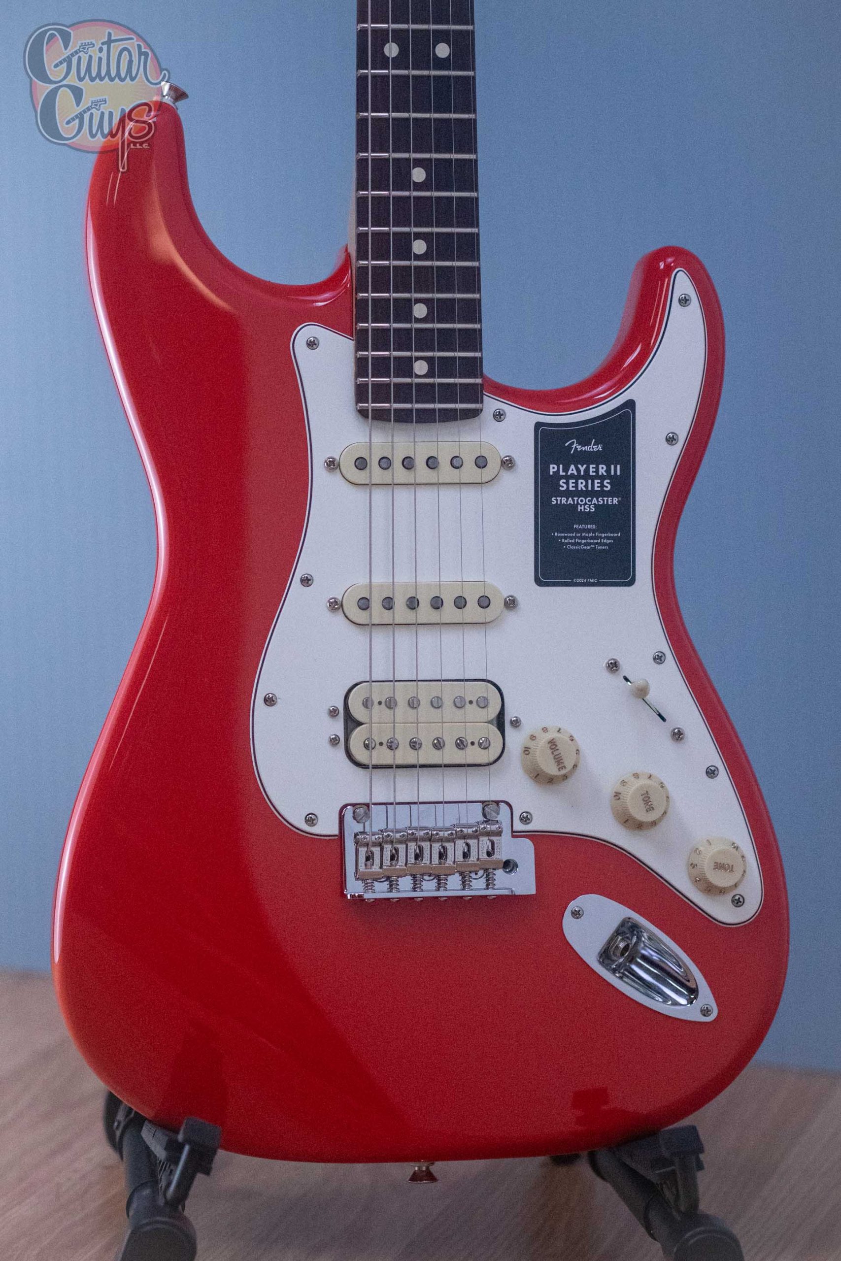 Fender Player II Stratocaster HSS Coral Red - Guitar Guys