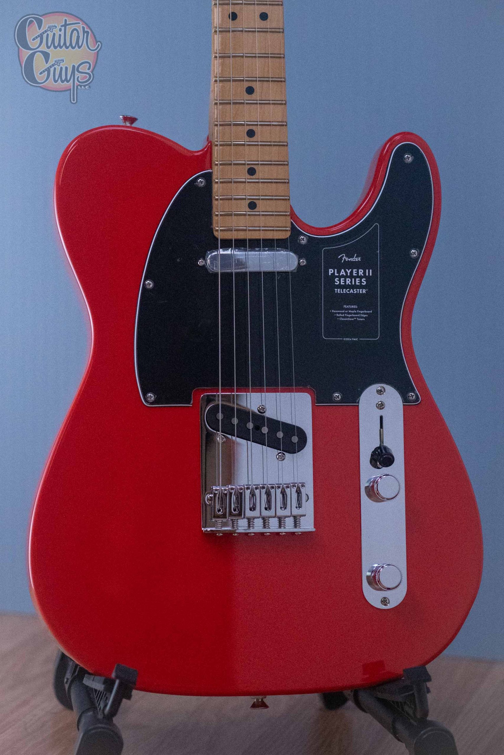 Fender Player II Telecaster Coral Red - Guitar Guys