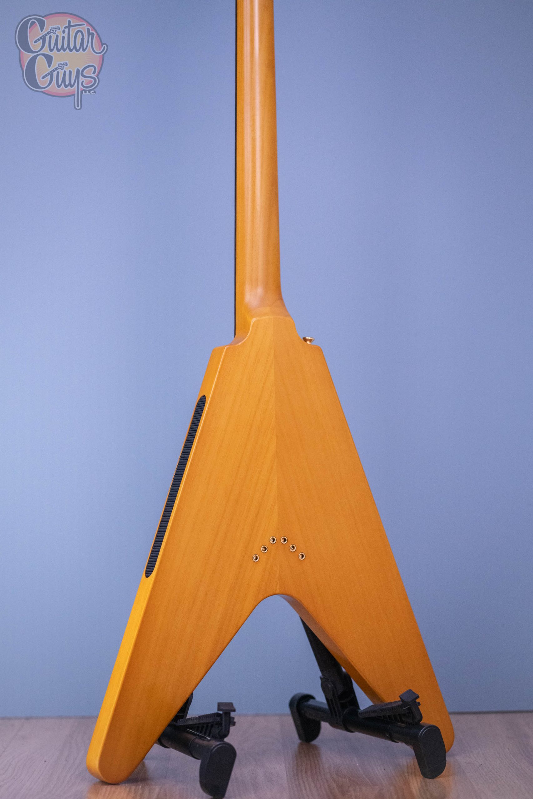 Epiphone 1958 Korina Flying V Aged Natural - Image 9