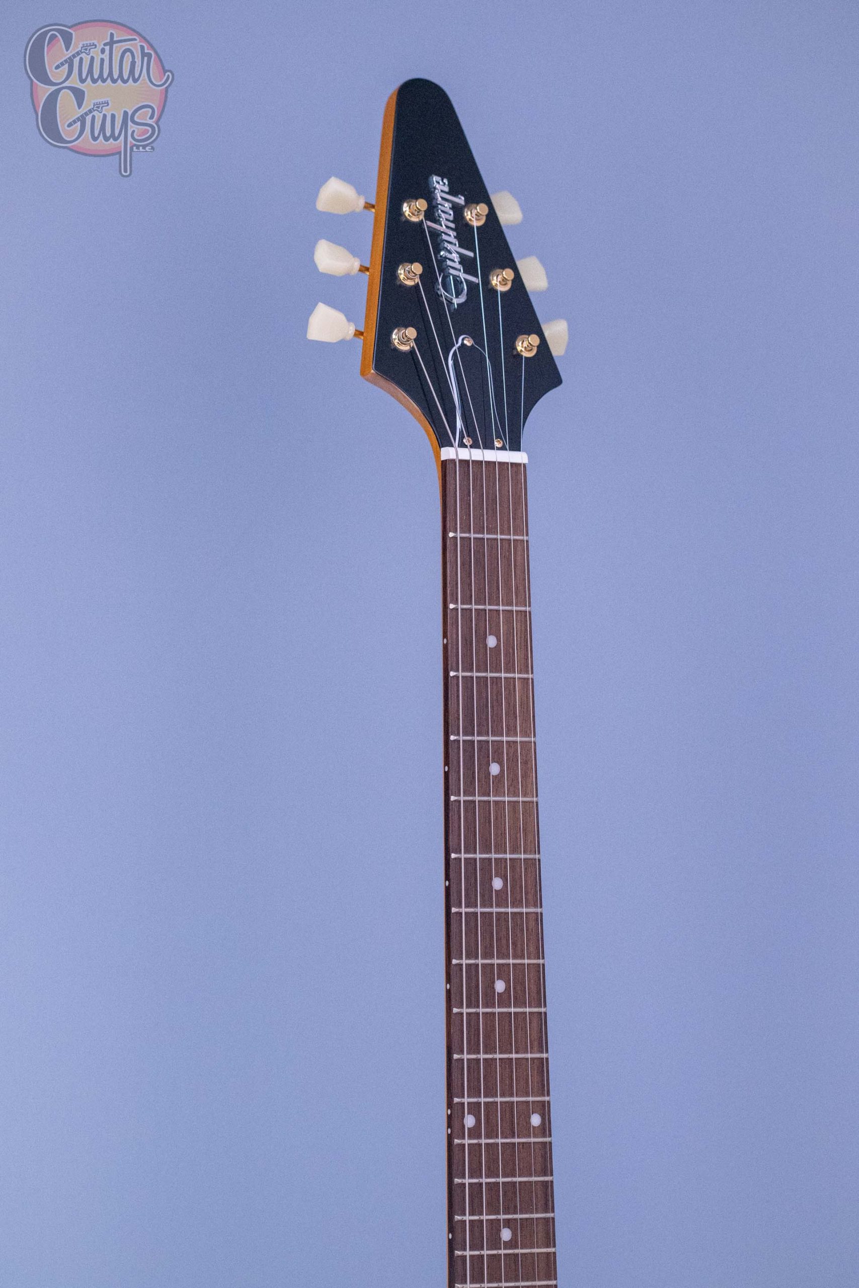 Epiphone 1958 Korina Flying V Aged Natural - Guitar Guys