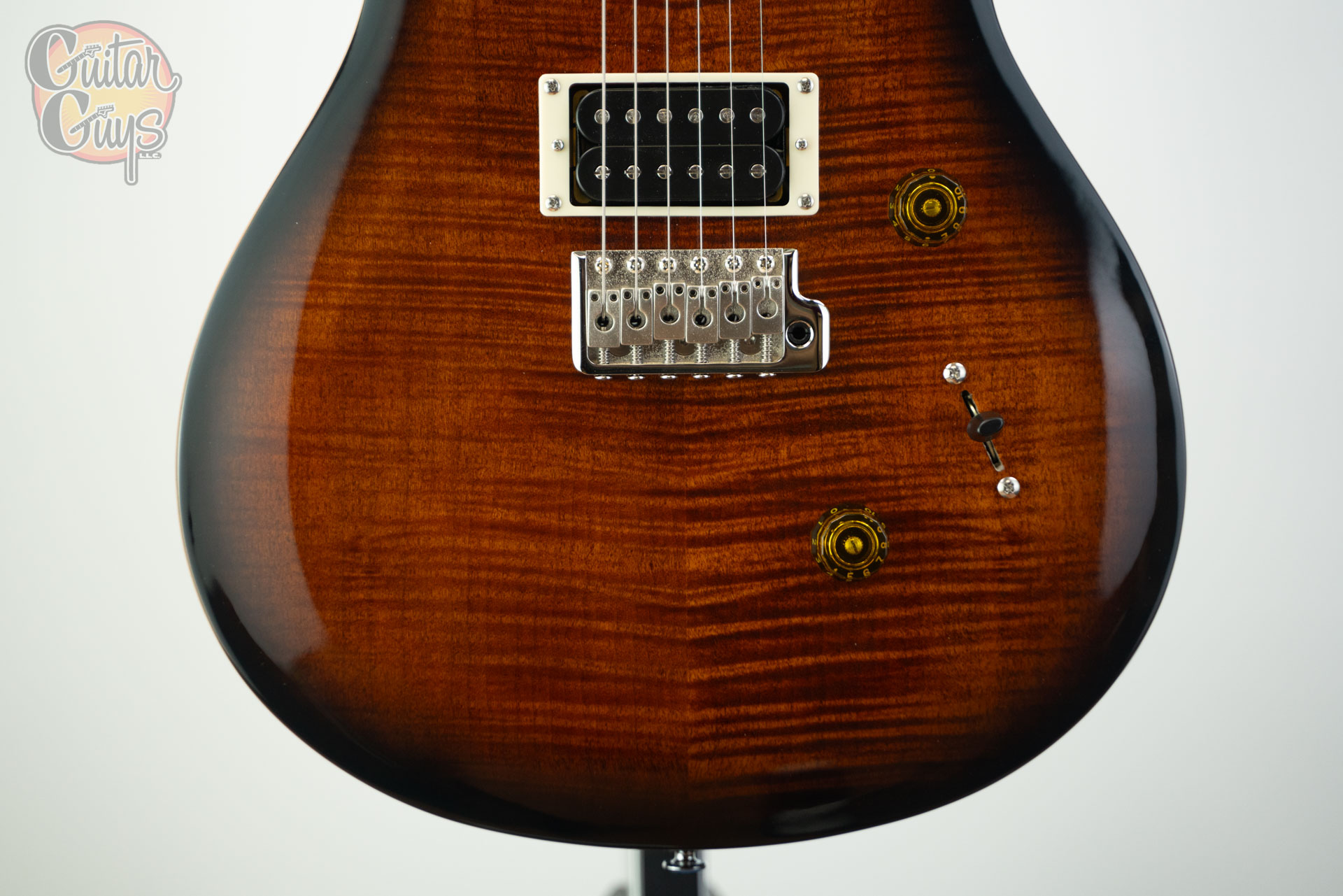 PRS SE Custom 24 Black Gold Burst - Image 4