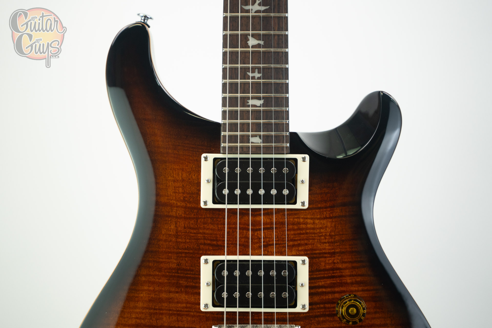 PRS SE Custom 24 Black Gold Burst - Image 3
