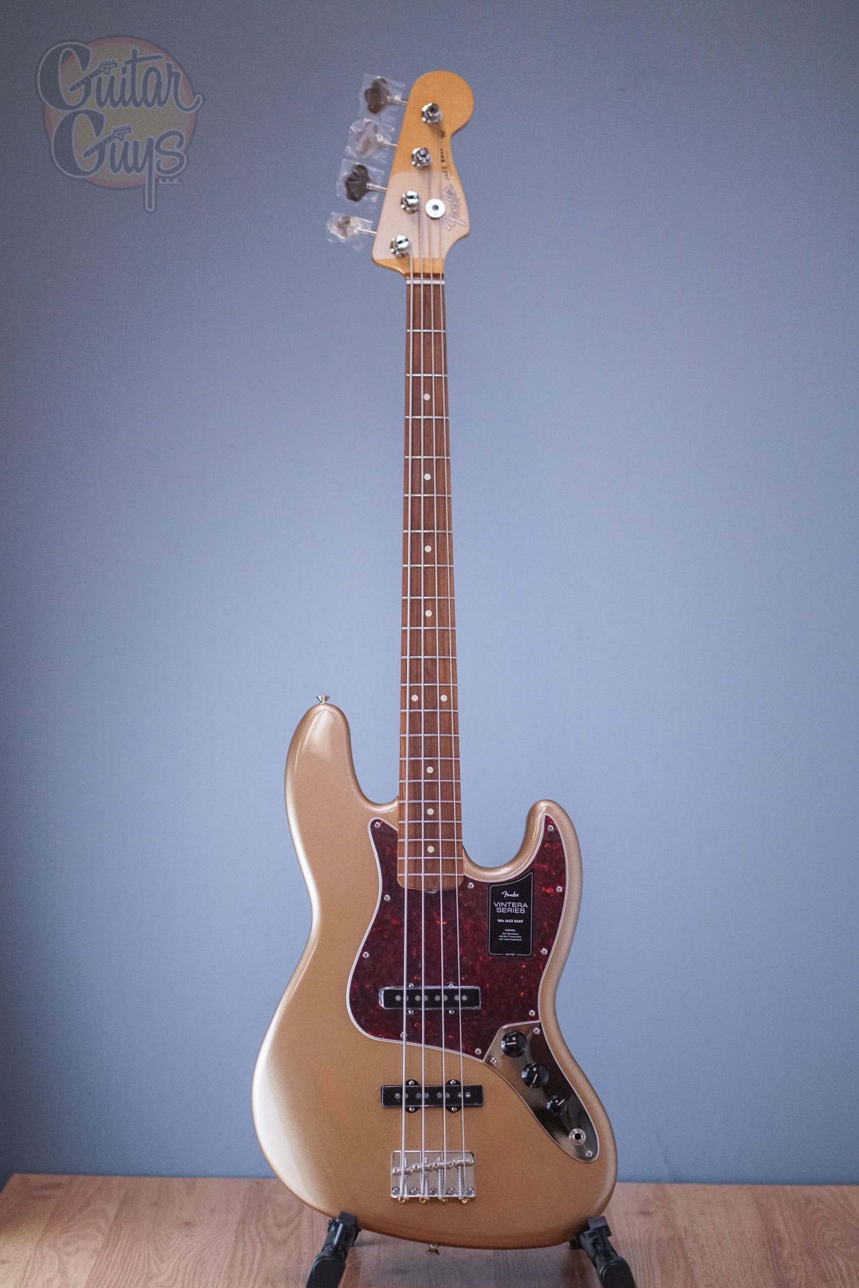 Fender Vintera '60s Jazz Bass PF Firemist Gold - Image 8